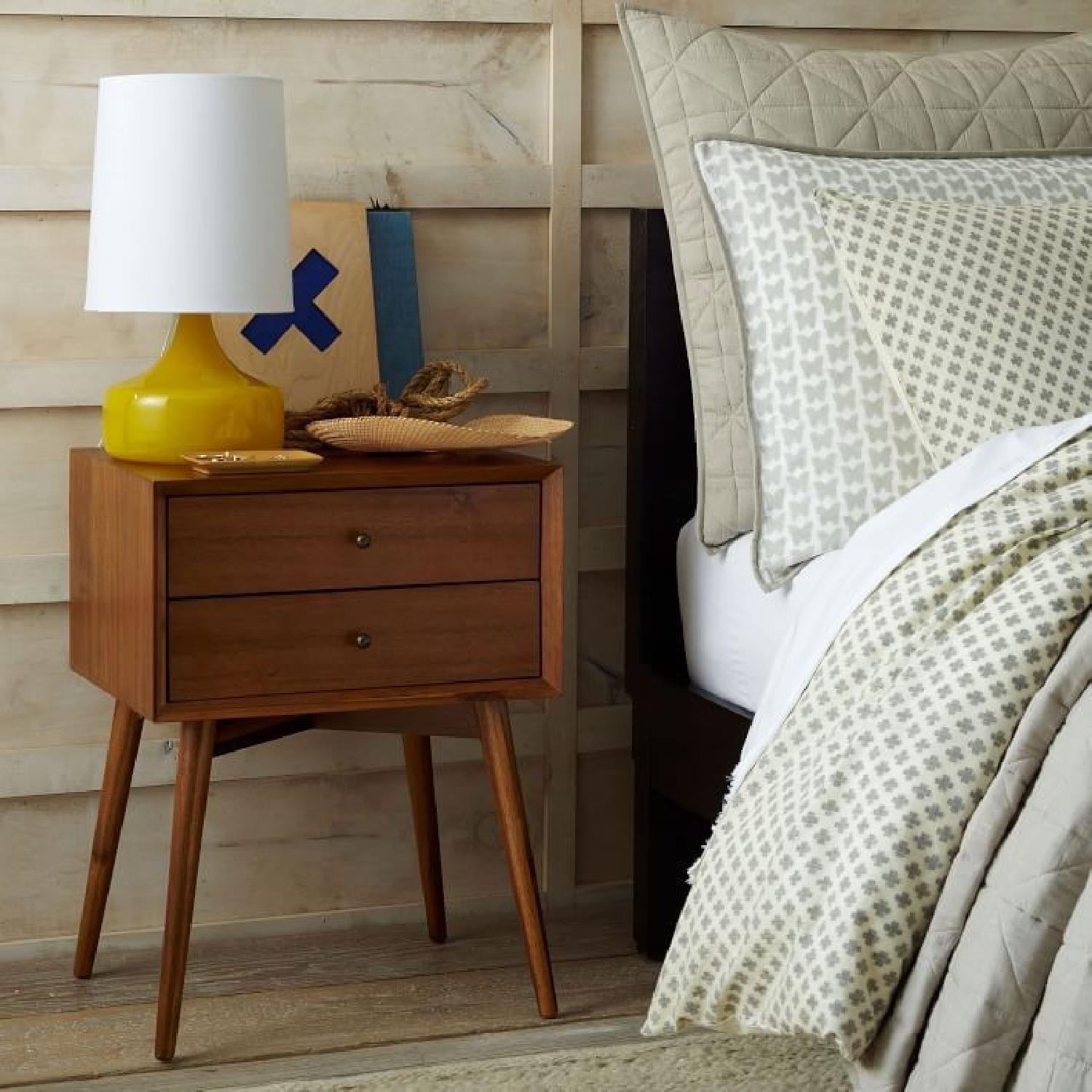 West Elm Mid-Century Nightstand in Acorn - image-1