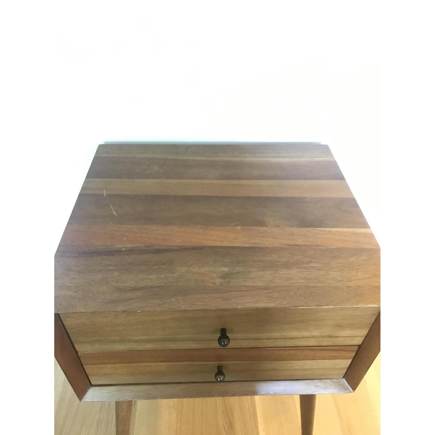 West Elm Mid-Century Nightstand in Acorn - image-5