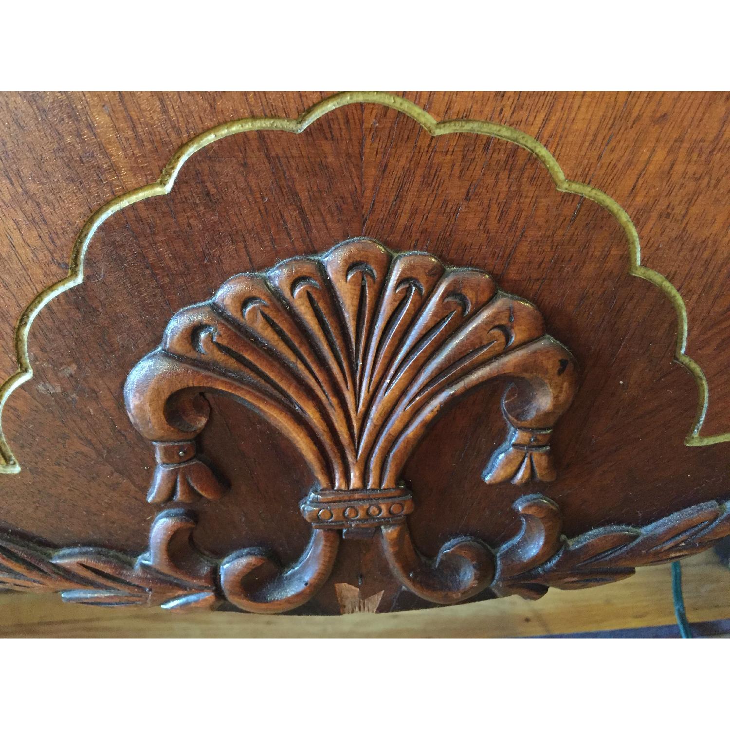 Antique Wood China Cabinet - image-5