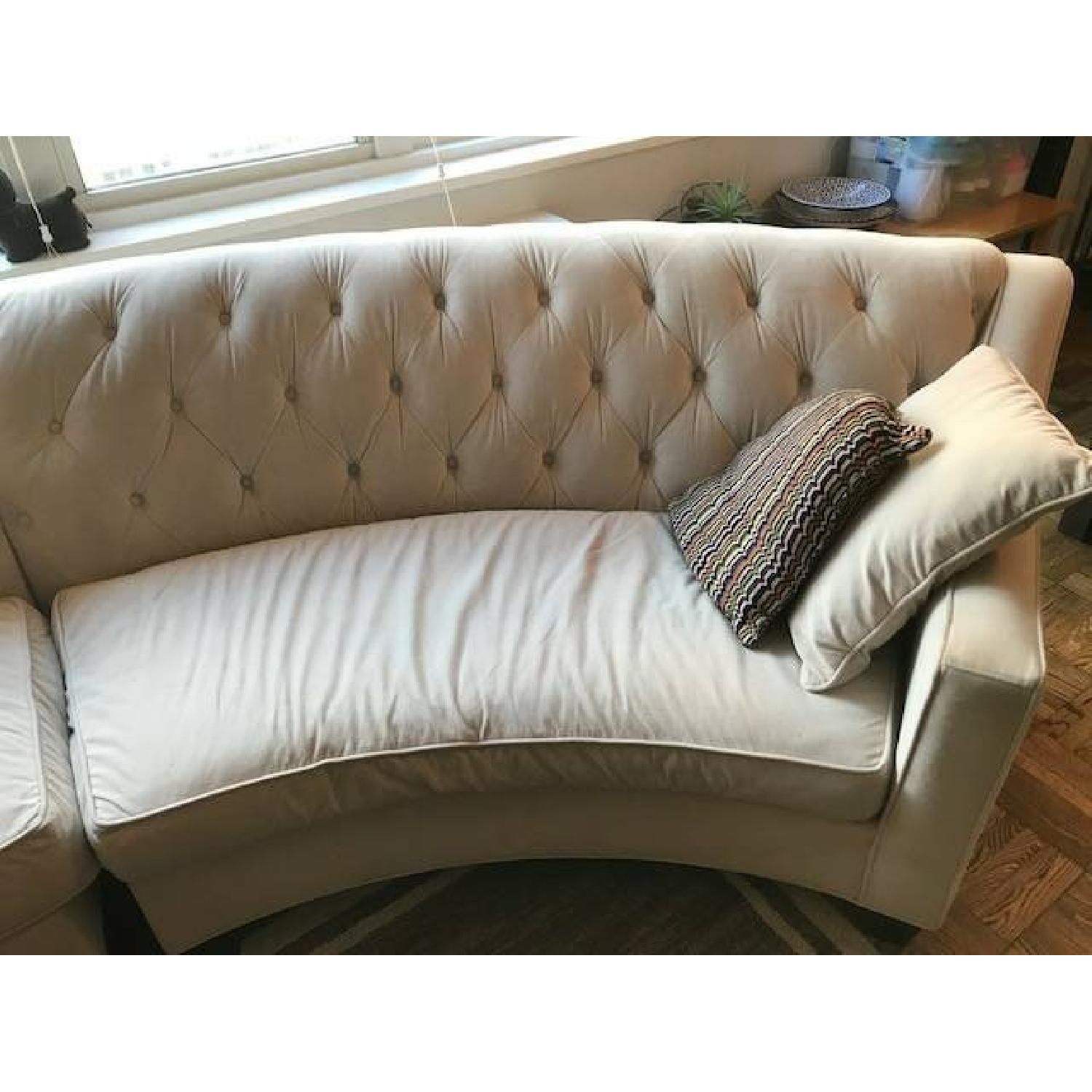 Raymour & Flanigan Ainsley 2-Piece Semi-Circle Sectional Sofa - image-3