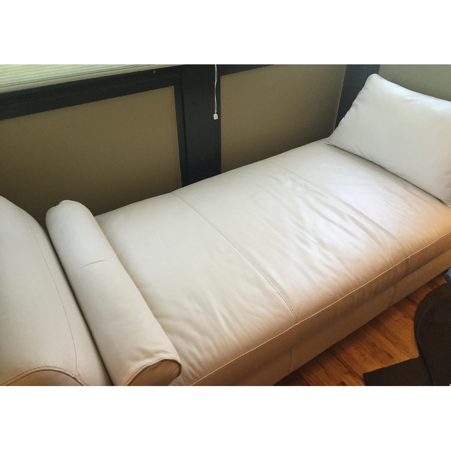 Natuzzi Italian Leather Sassi II Daybed AptDeco