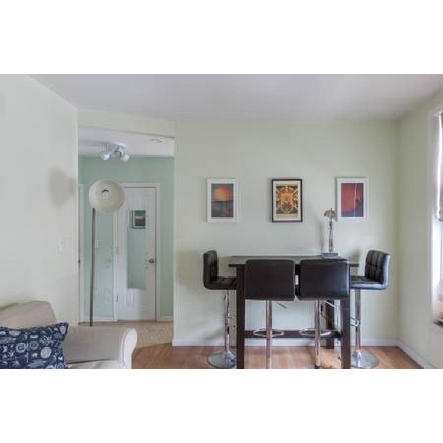 Ikea Stornas High-Top Black Table w/ 4 Stools - image-4