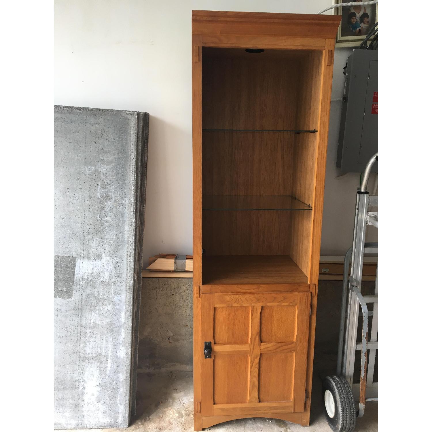 Light Oak Wall Units - image-2