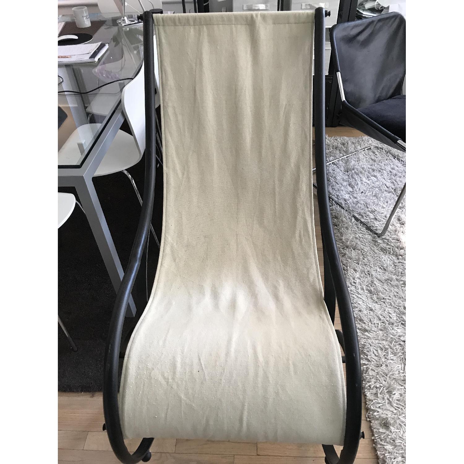 Restoration Hardware Linen Rocking Chair - image-3