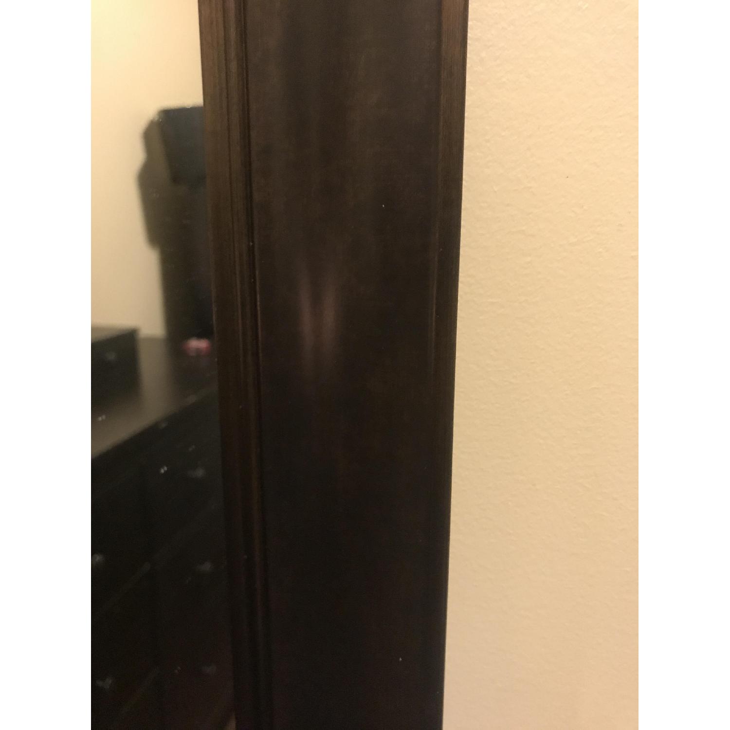 Black/Brown Framed Mirror - image-2