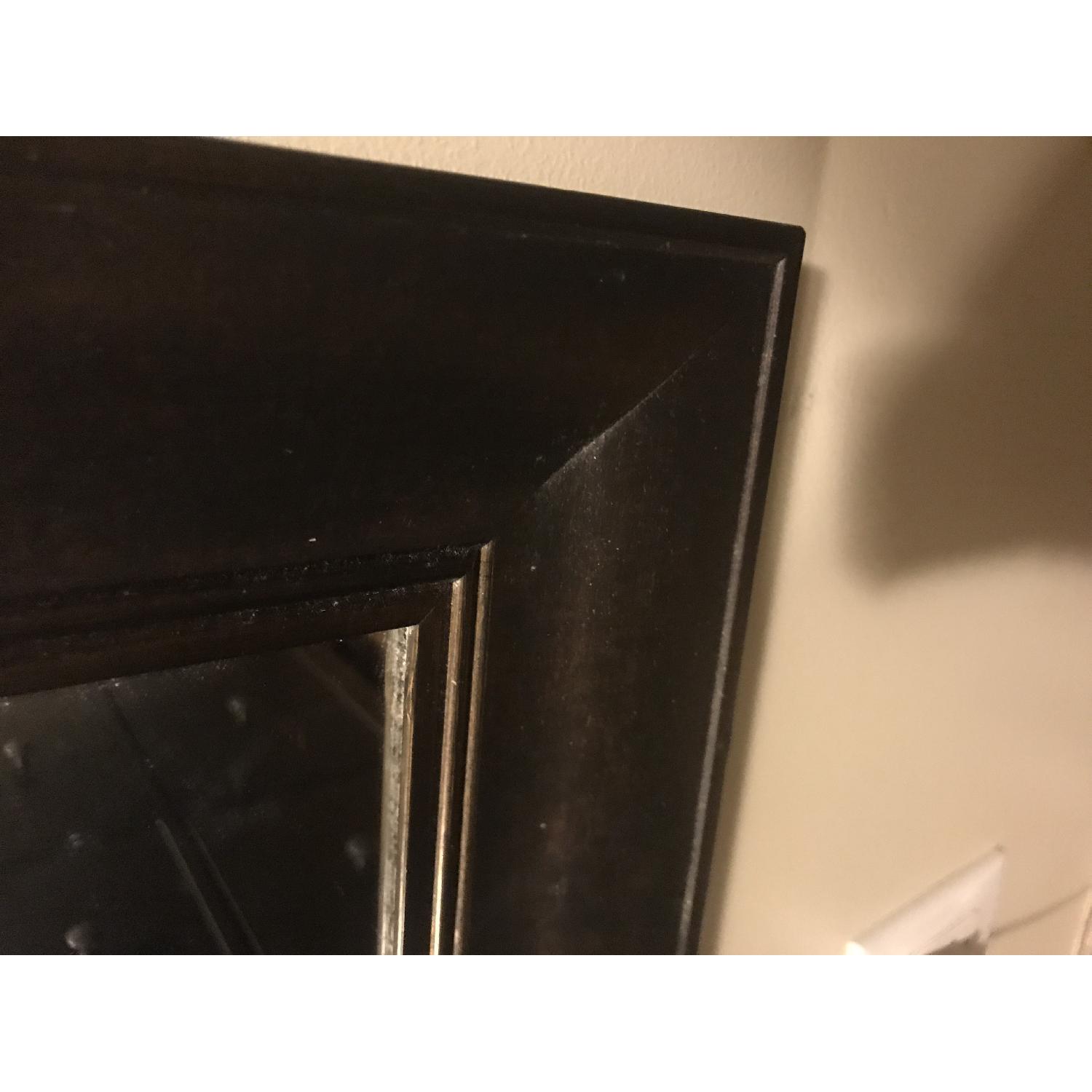 Black/Brown Framed Mirror - image-3