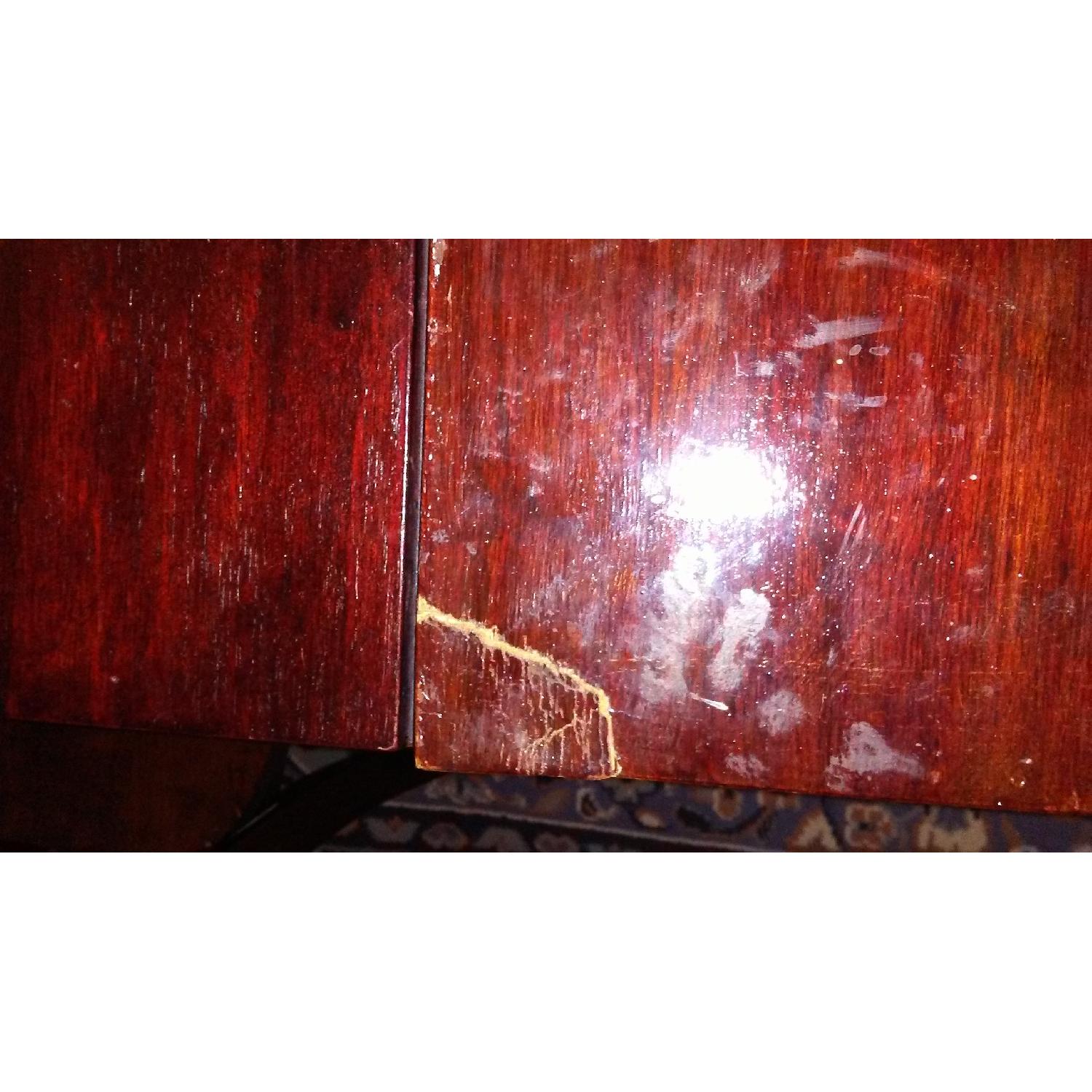 Duncan Phyfe Reproduction Drop Leaf Table w/ 2 Chairs - image-4