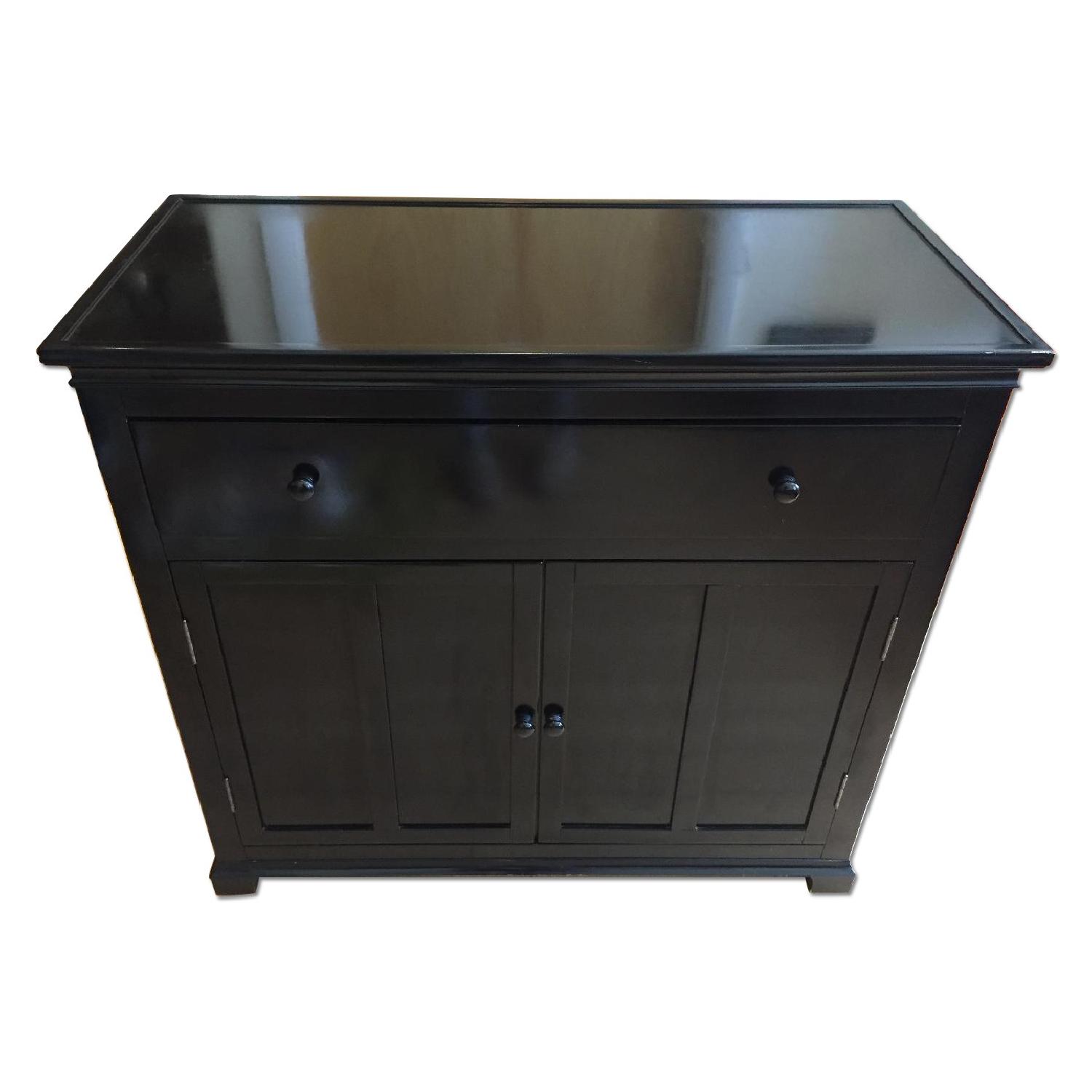 Pottery Barn Black Sideboard/Credenza - image-0