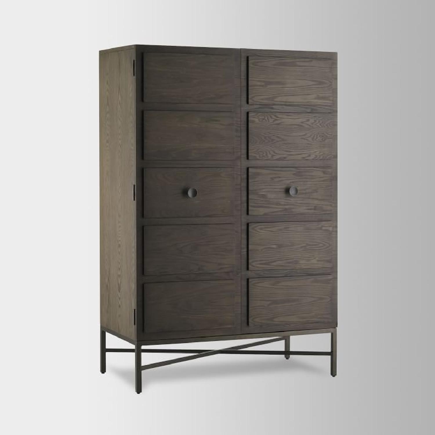 West Elm Armoire w/ Storage - image-0
