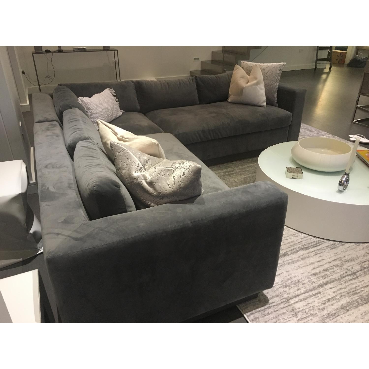 ModShop Delano Custom Grey Sectional Sofa - image-3