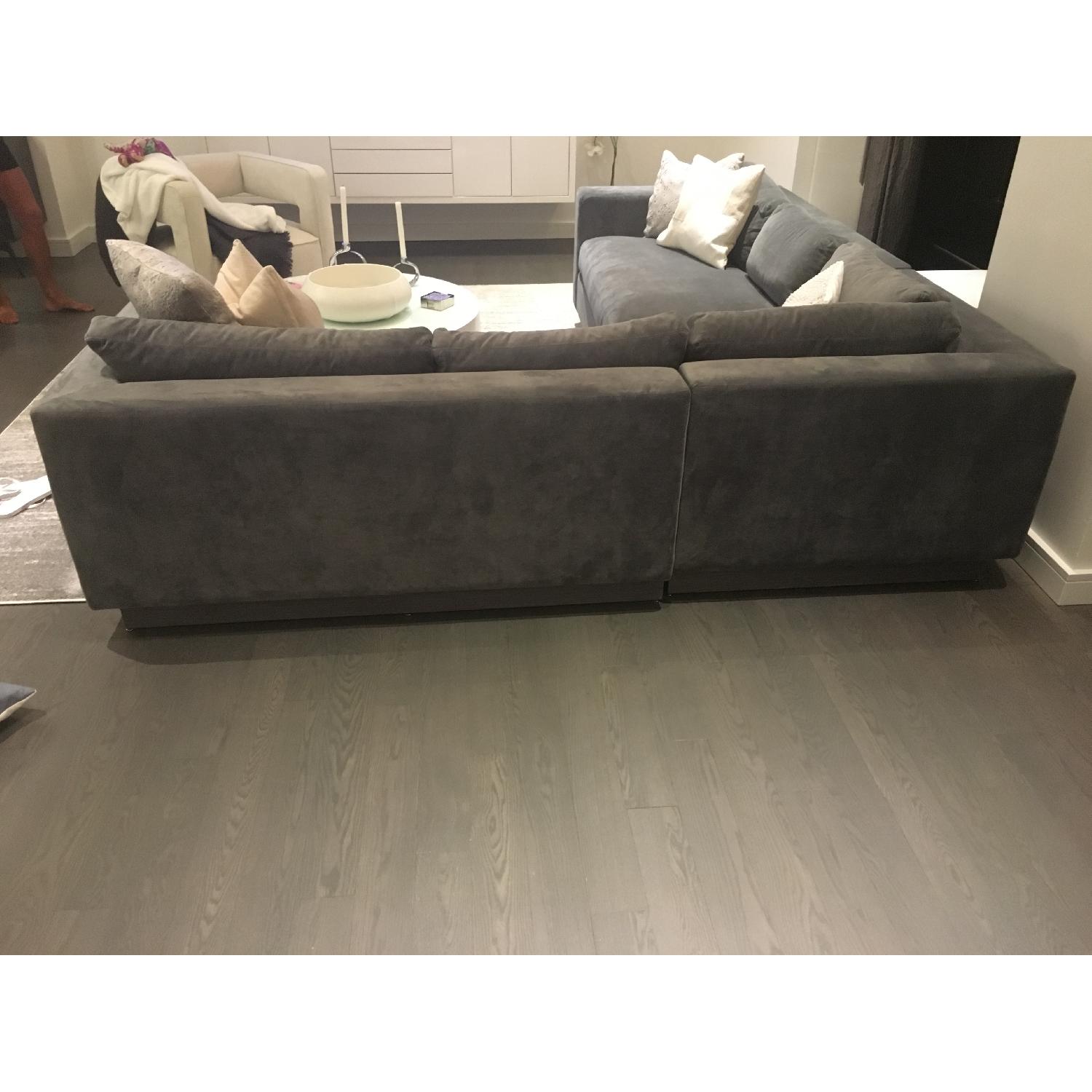 ModShop Delano Custom Grey Sectional Sofa - image-4