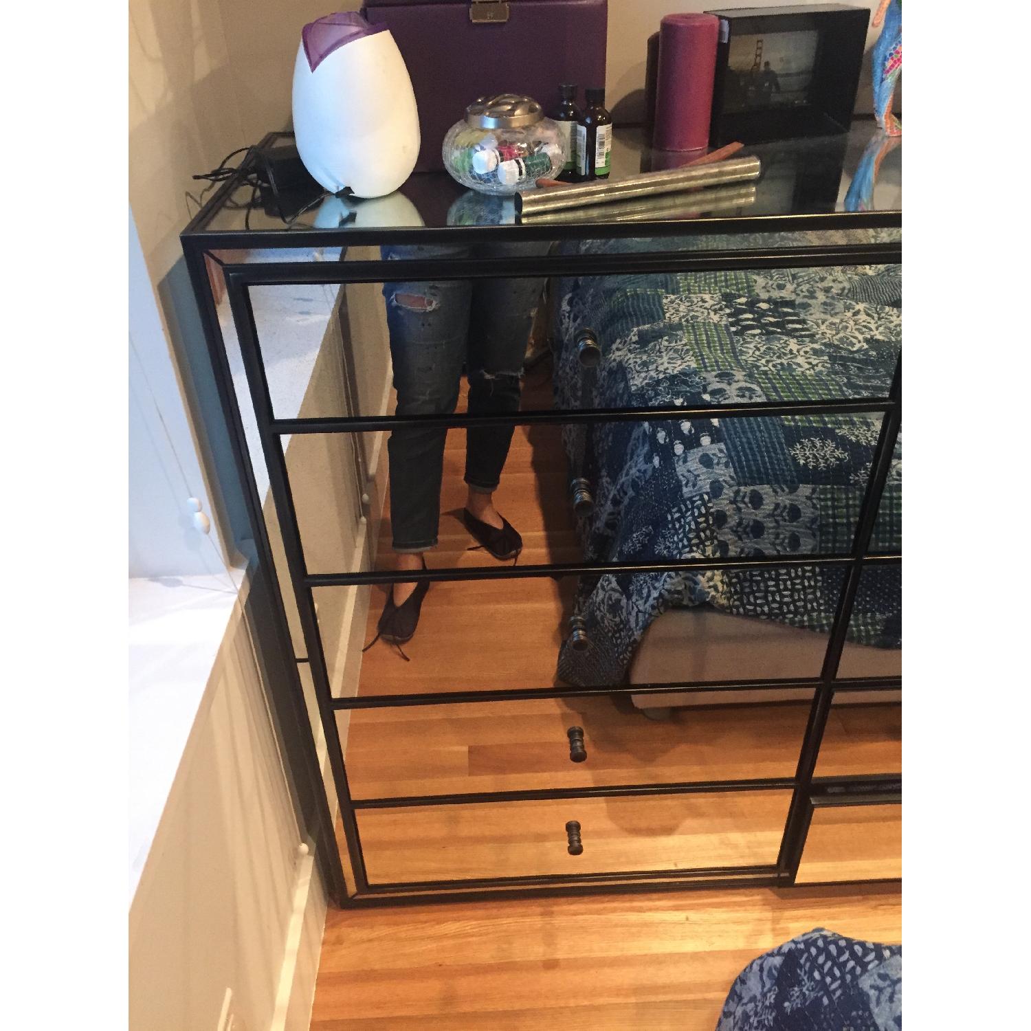 Restoration Hardware Strand 10-Drawer Mirrored Dresser - image-2