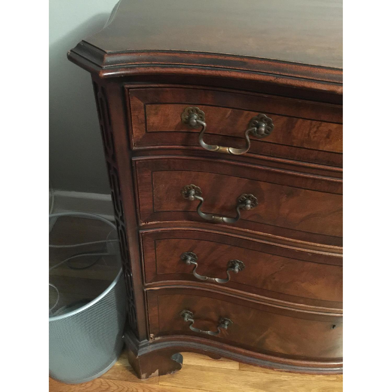 Vintage Dark Wood Dresser - image-4
