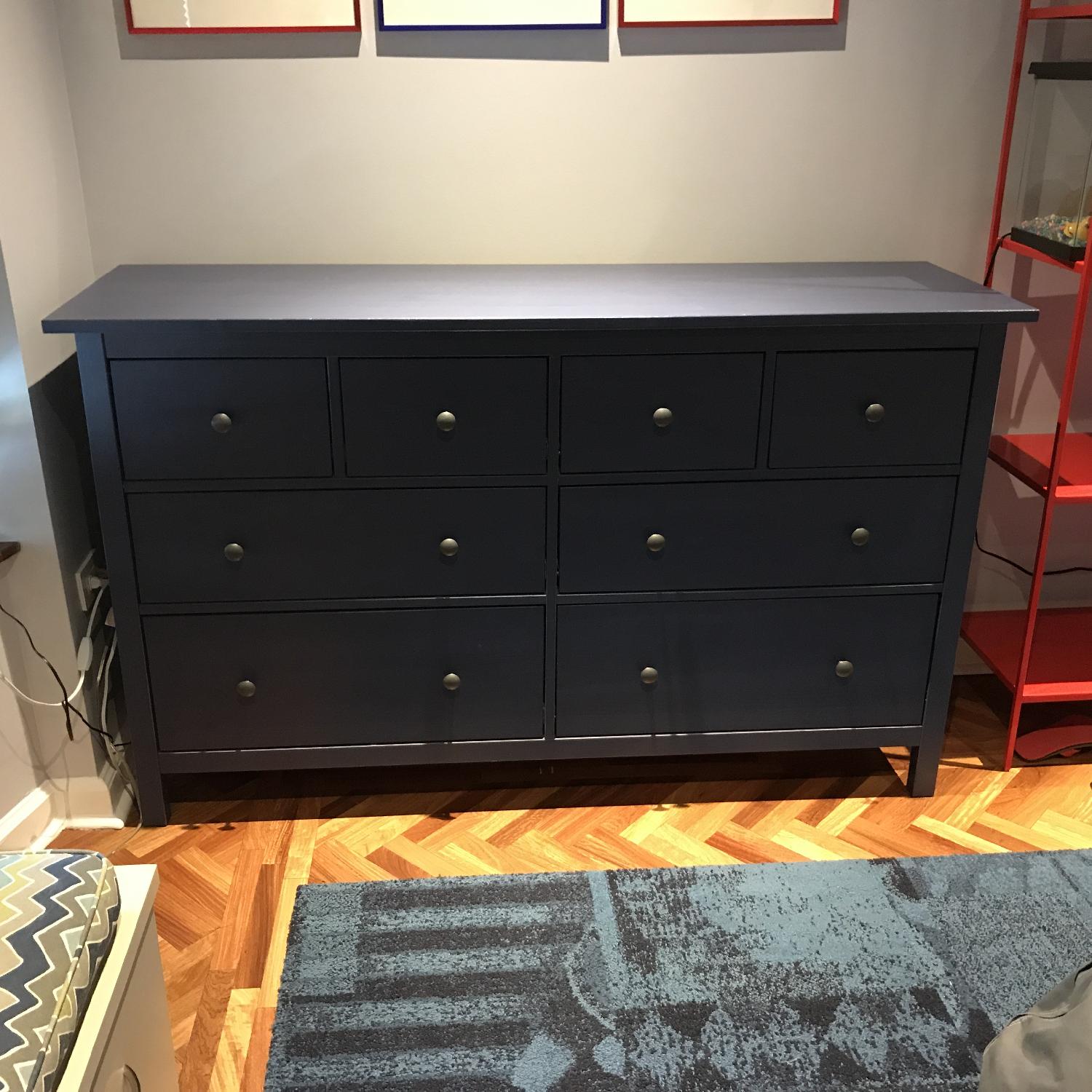 Ikea Hemnes 8 Drawer Dresser in Blue - image-1