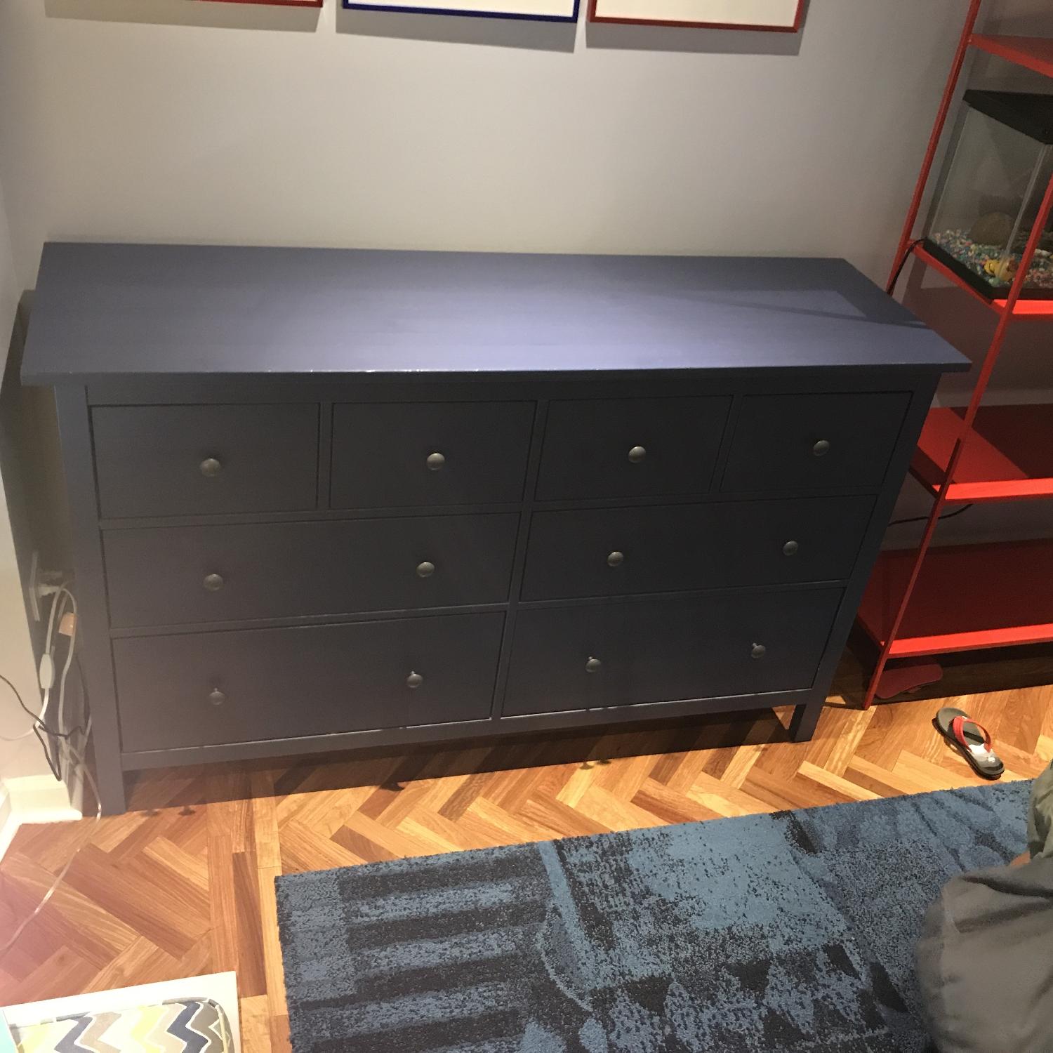 Ikea Hemnes 8 Drawer Dresser in Blue - image-3