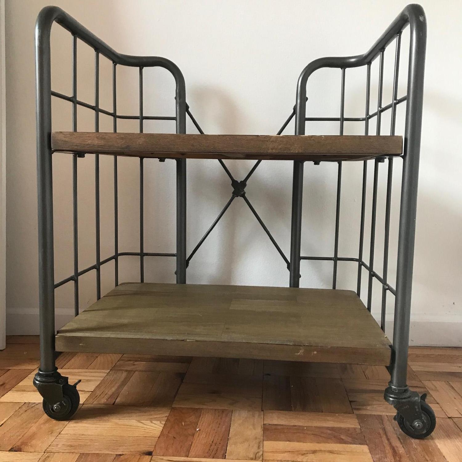 World Market Rustic Kitchen Cart - image-2