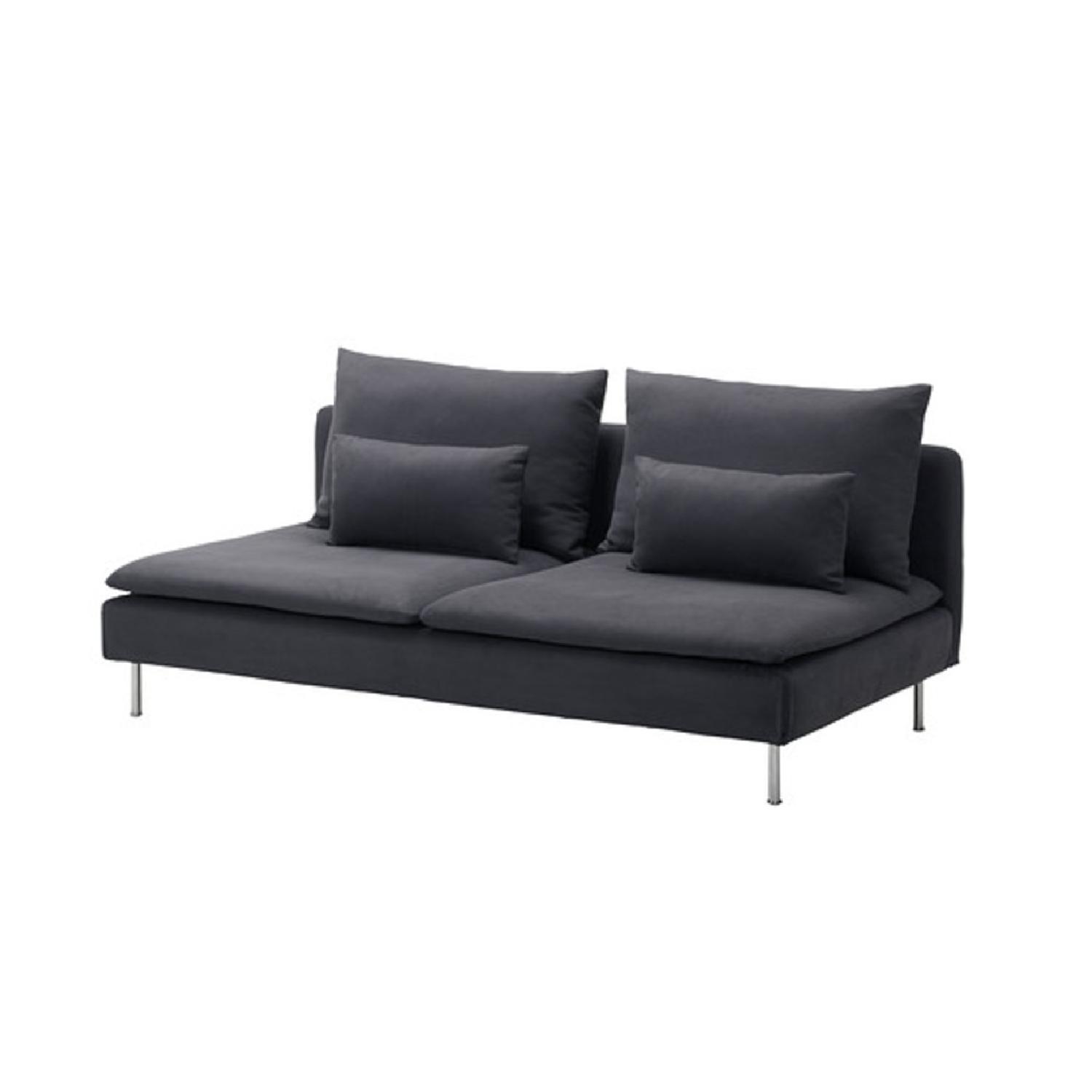 Ikea Soderhamn Dark Grey Sofa AptDeco