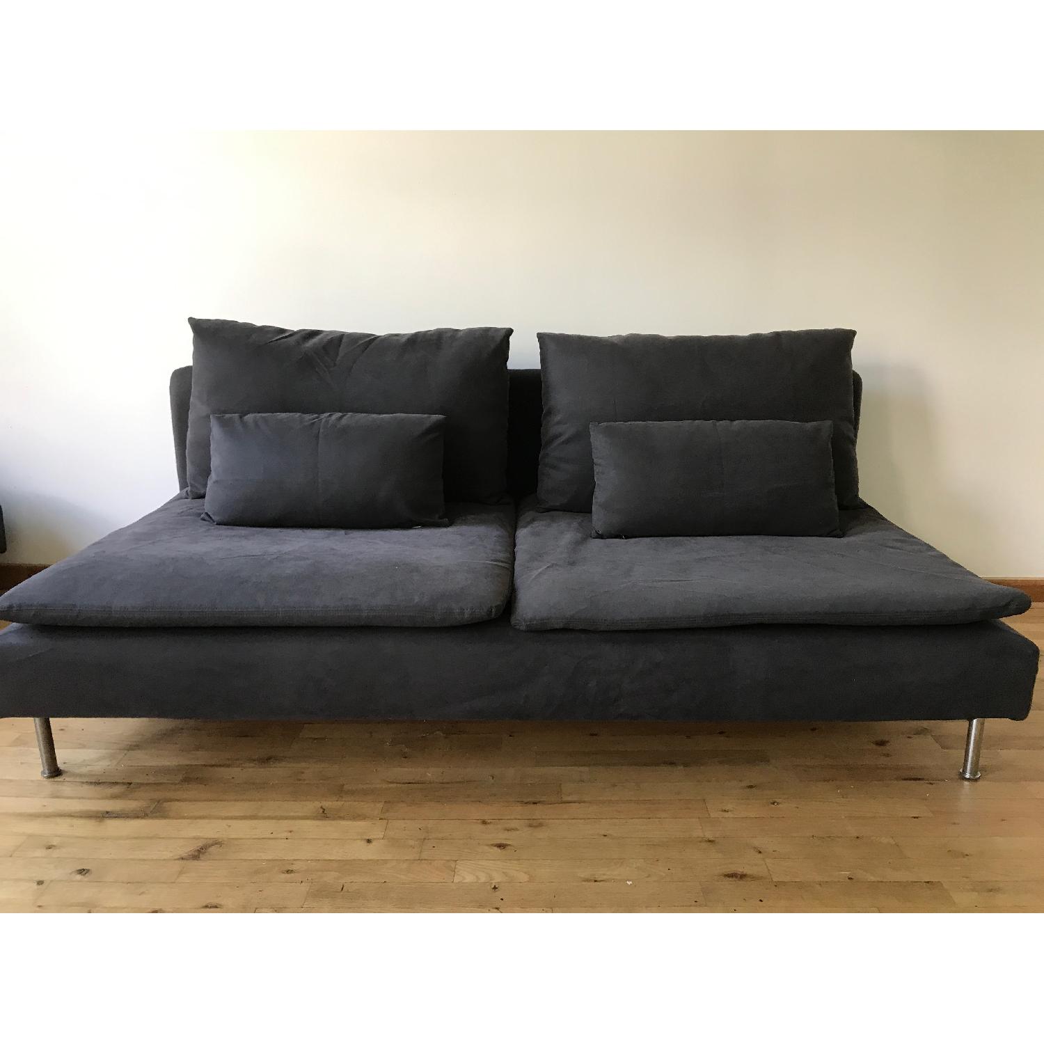Ikea Soderhamn Dark Grey Sofa AptDeco