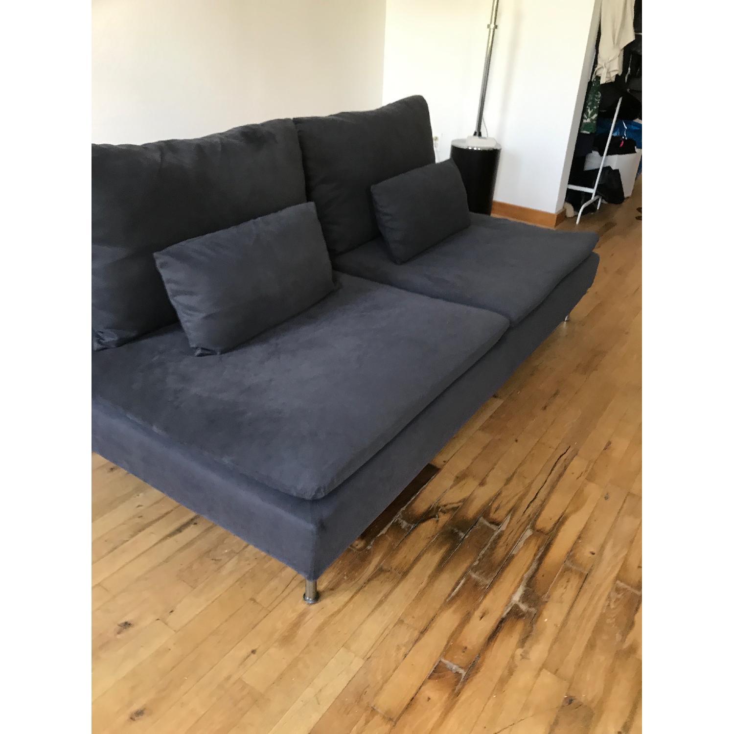 Ikea Soderhamn Dark Grey Sofa AptDeco