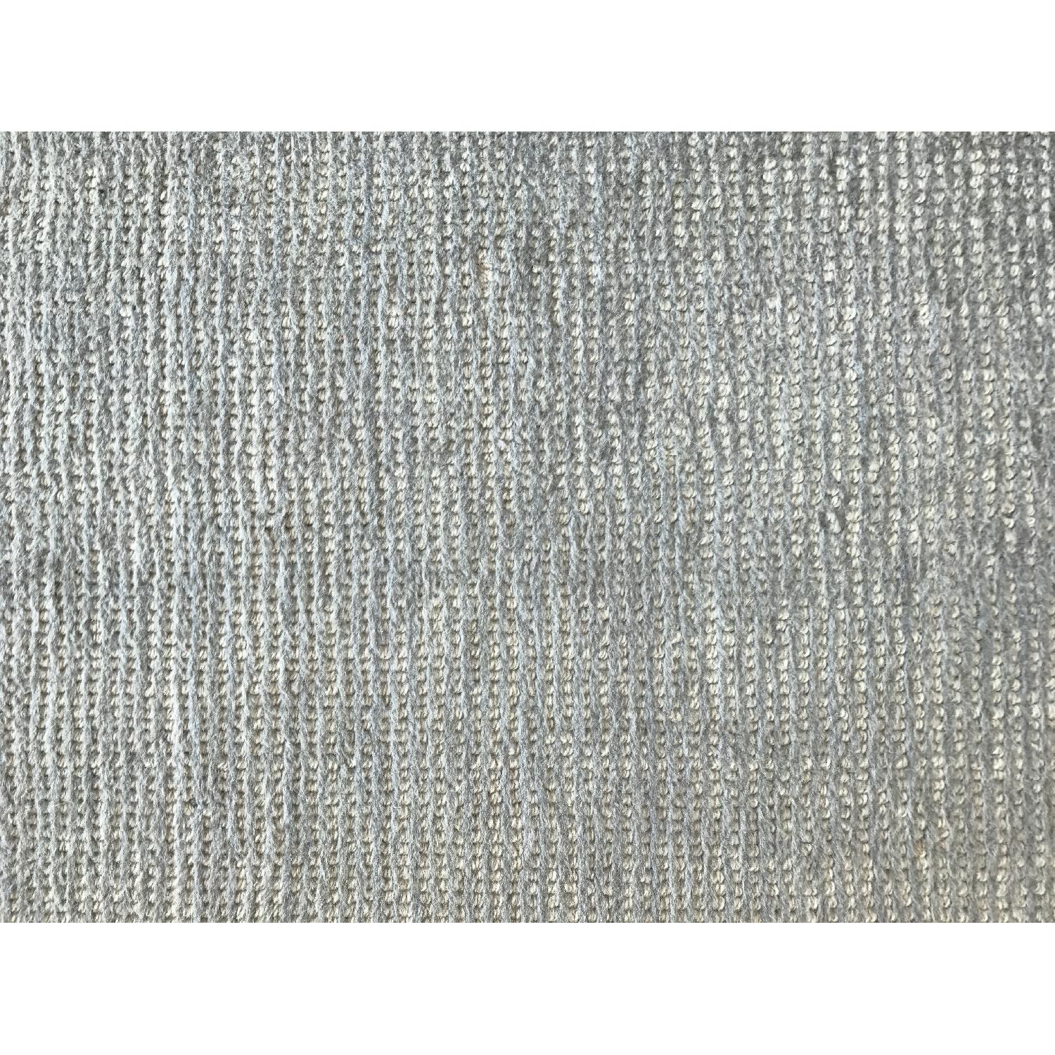 Restoration Hardware Distressed Wool Rug in Silver - image-3