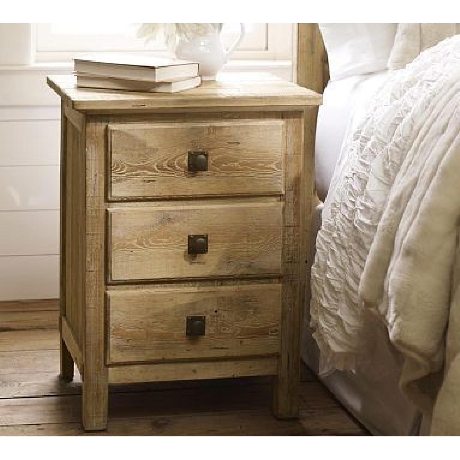 Pottery Barn Mason Wood Bedside Table - image-4