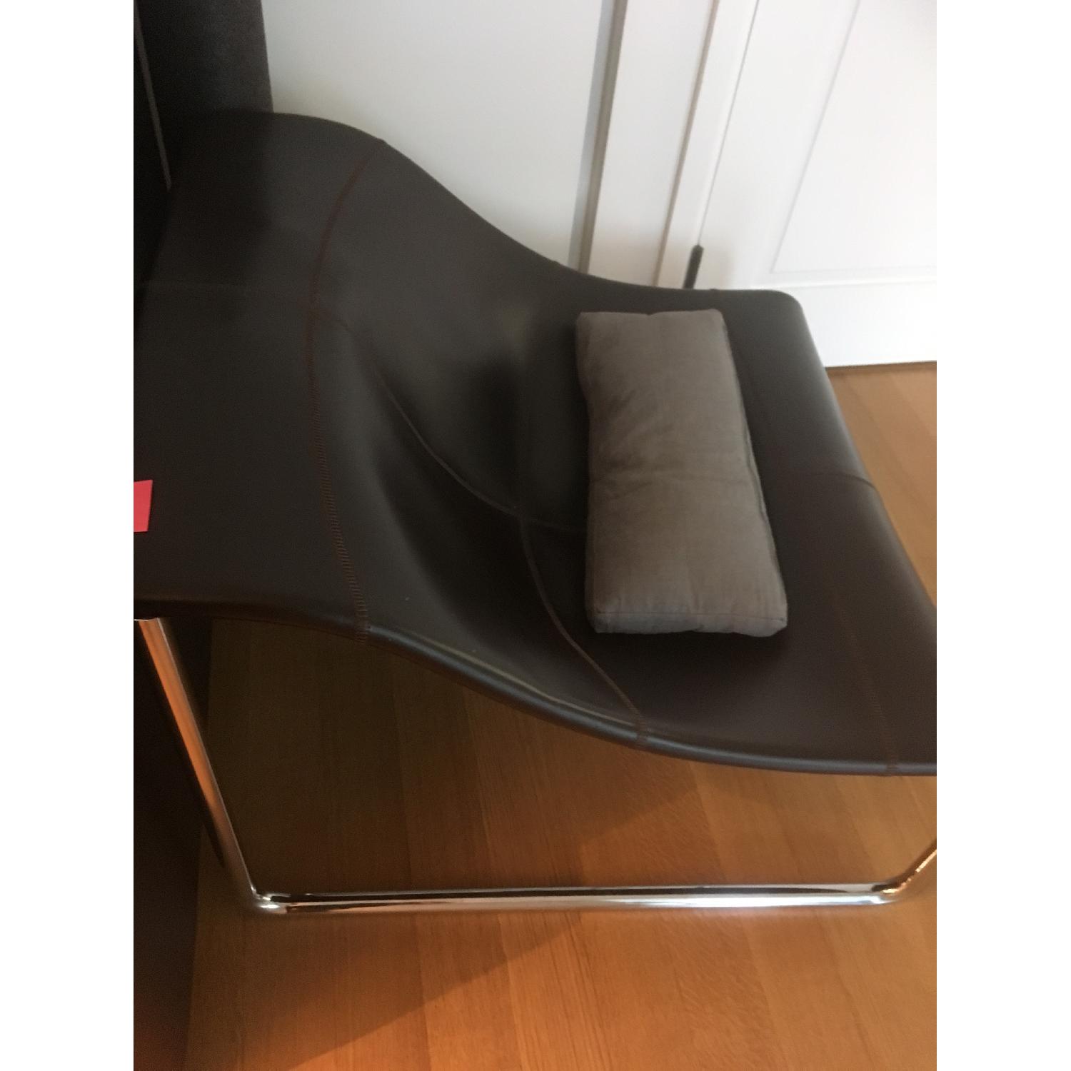Minotti Saddle Leather Accent Chairs - image-2