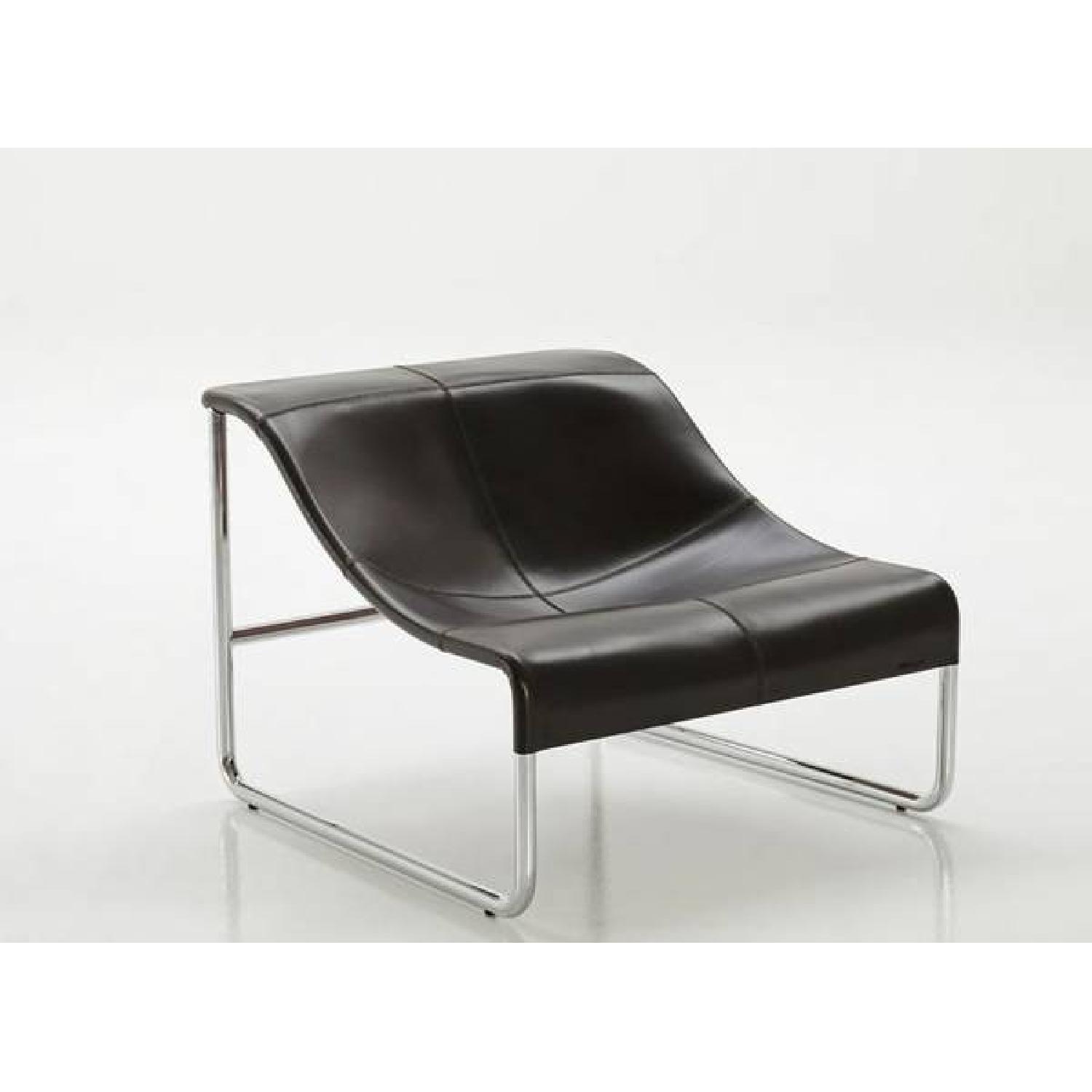 Minotti Saddle Leather Accent Chairs - image-0