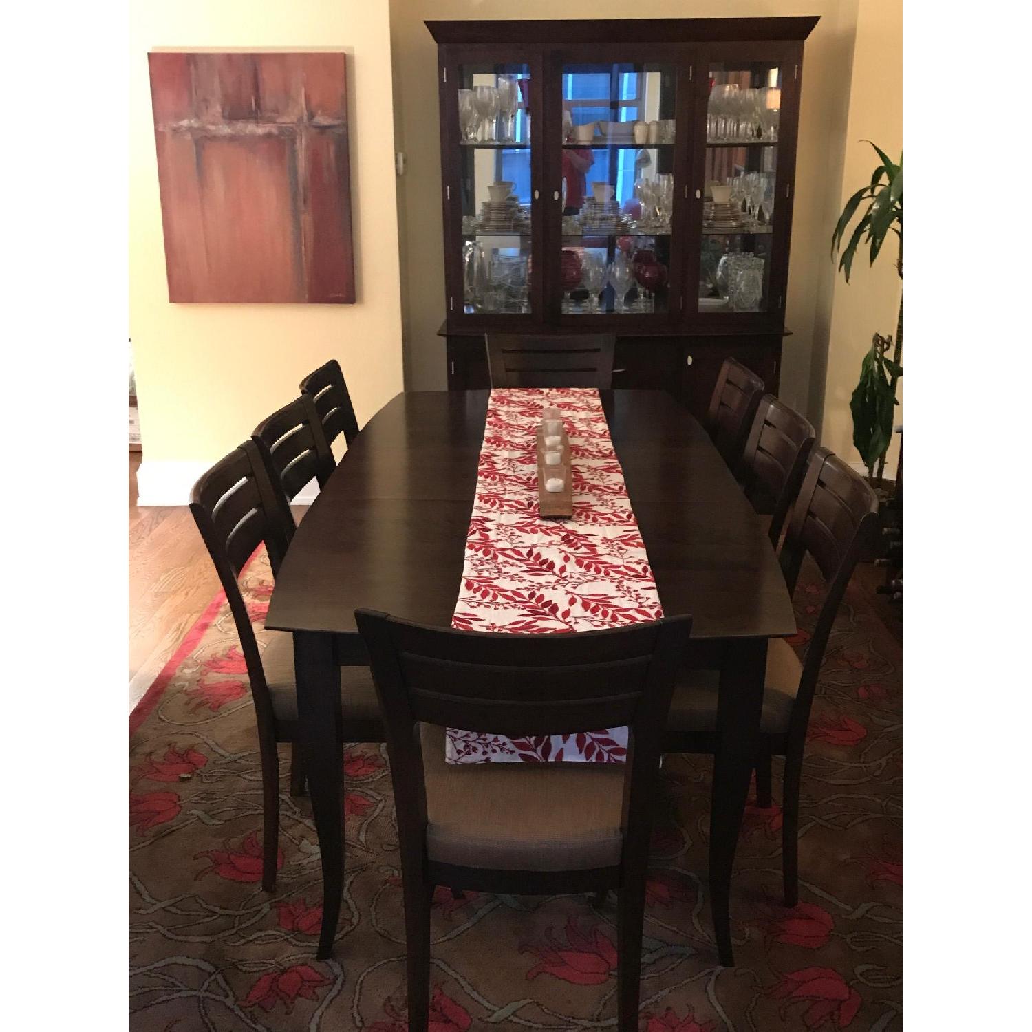 Dinec Solid Birch Wood 10 Piece Formal Dining Set - image-1