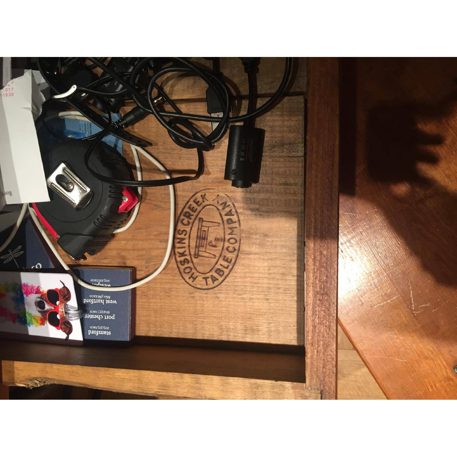 Hoskins Creek Custom Farm Table w/ 1 Bench + 2 Chairs - image-1