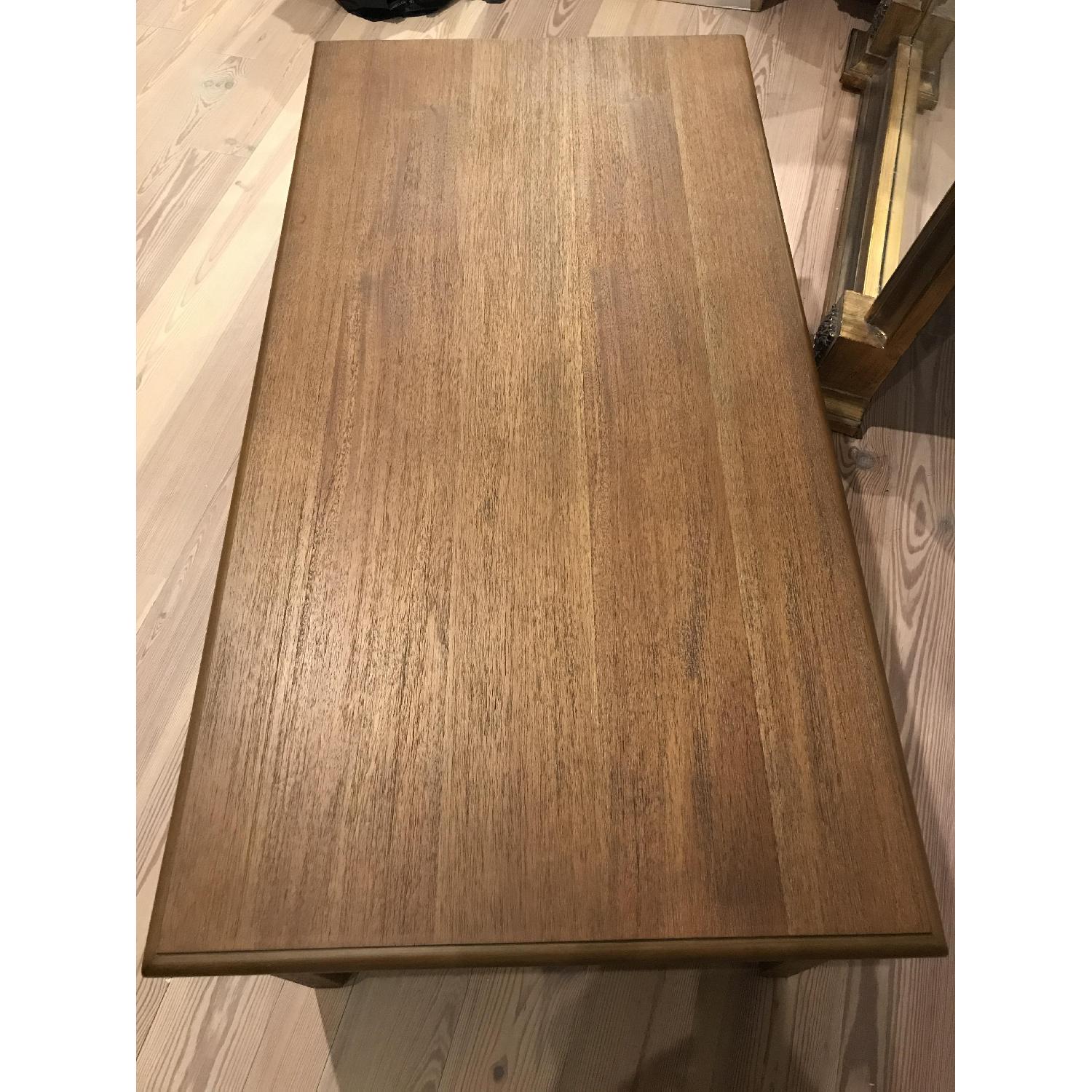 Pier 1 Wood Coffee Table w/ Drawers - image-4