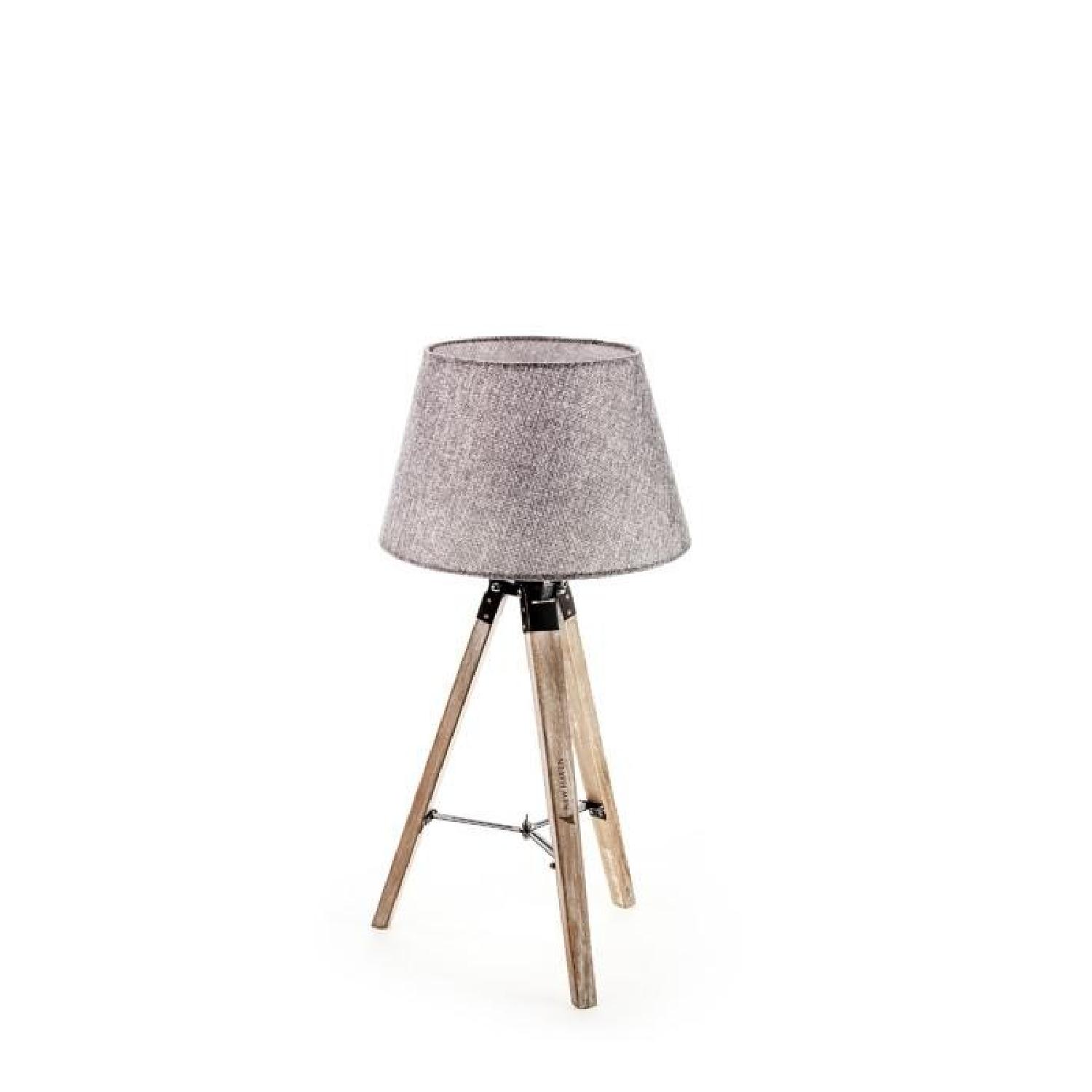 New Haven Small Rustic Tripod Floor Lamp - image-0
