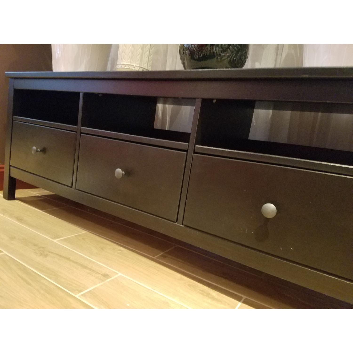 Ikea Hemnes TV Unit in BlackBrown AptDeco
