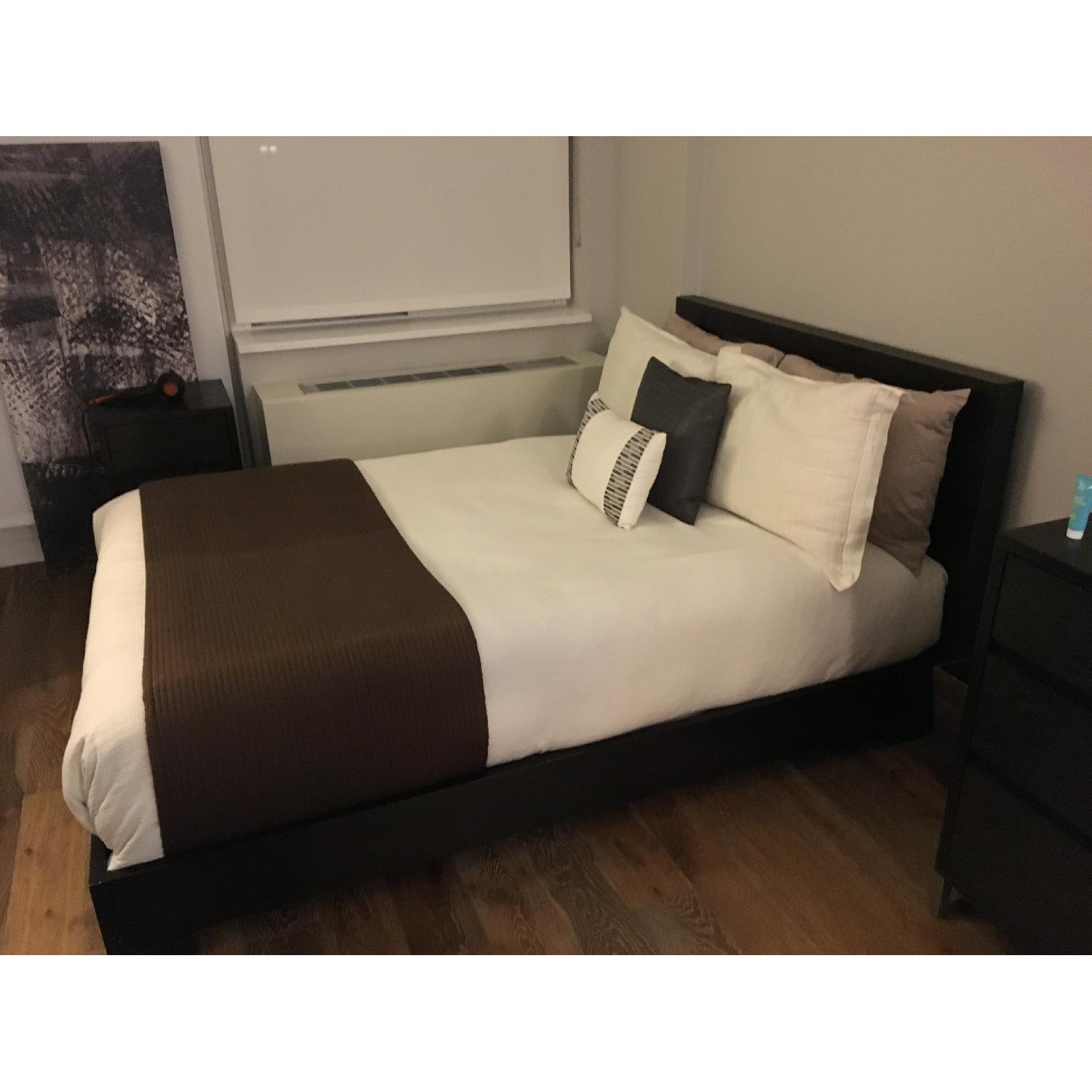 West Elm Full Size Platform Bed in Espresso - image-1