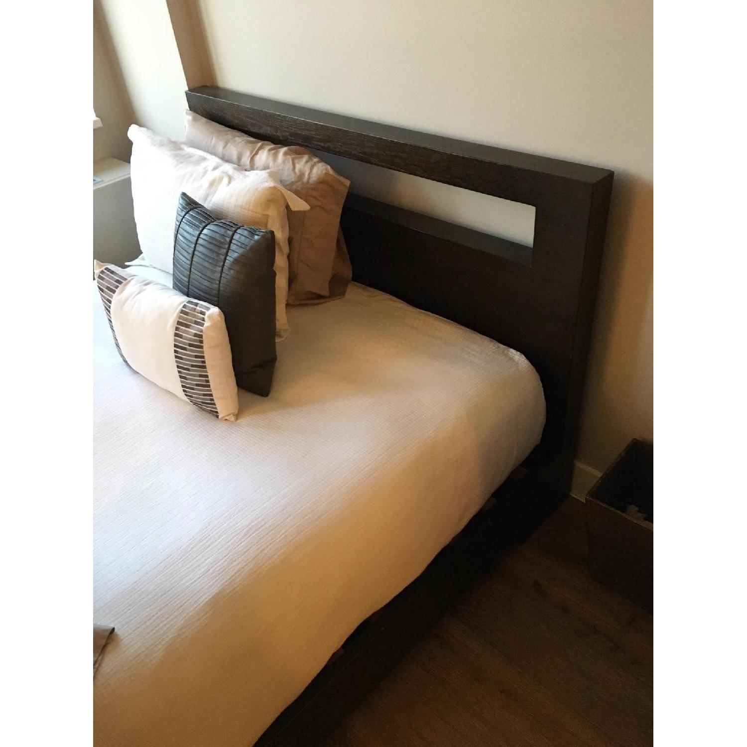 West Elm Full Size Platform Bed in Espresso - image-3