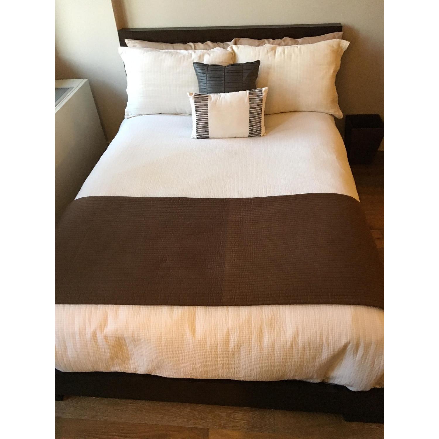 West Elm Full Size Platform Bed in Espresso - image-4