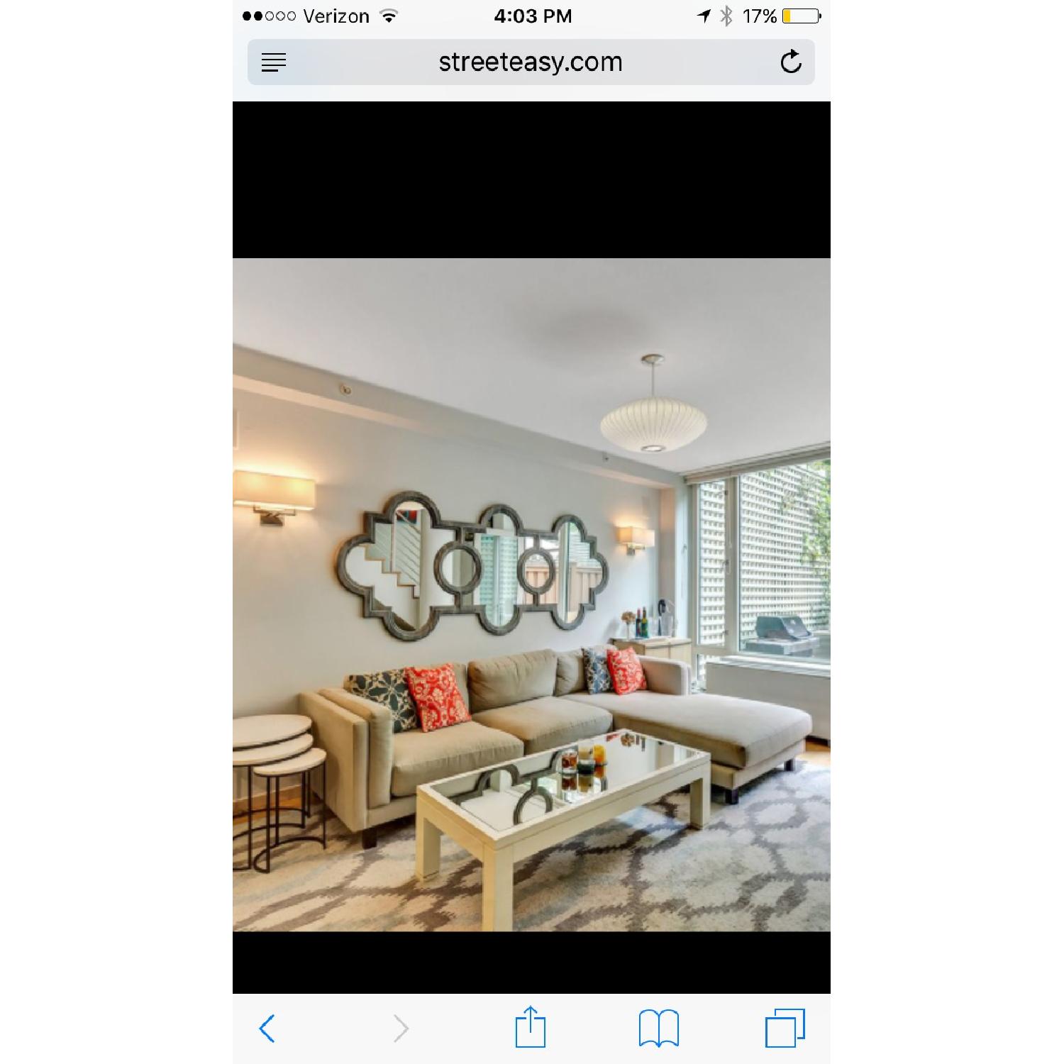 Mitchell Gold + Bob Williams Mirrored Lacquer Coffee Table - image-3