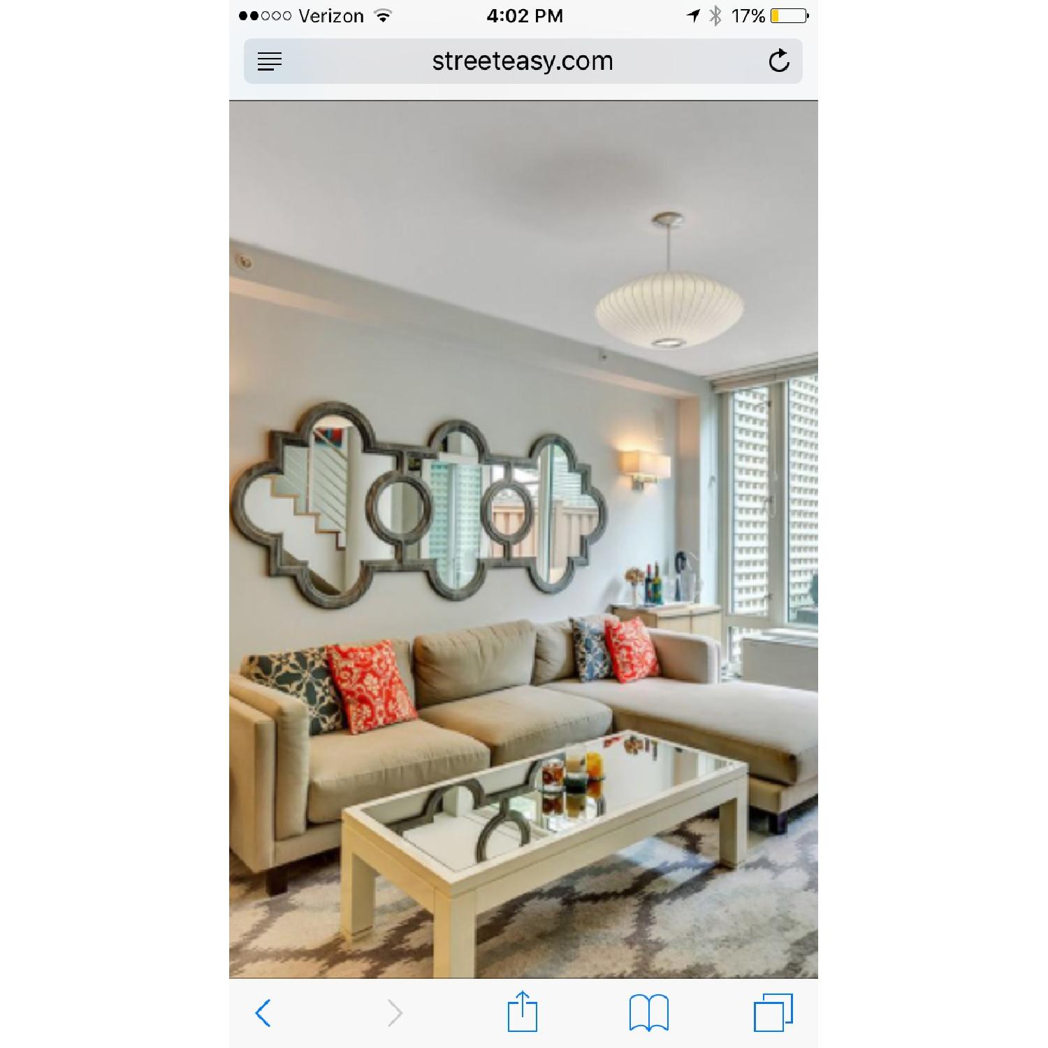 Mitchell Gold + Bob Williams Mirrored Lacquer Coffee Table - image-4