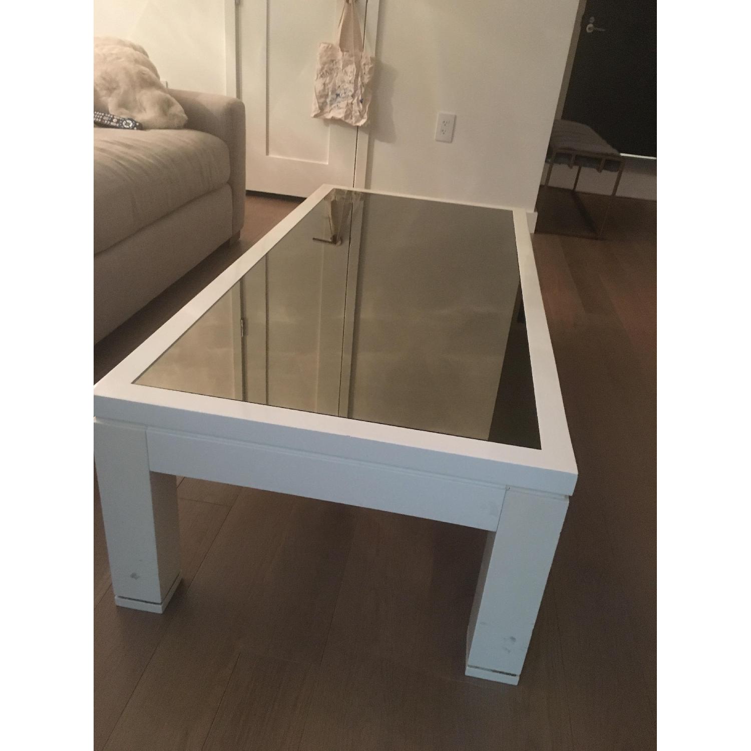 Mitchell Gold + Bob Williams Mirrored Lacquer Coffee Table - image-5