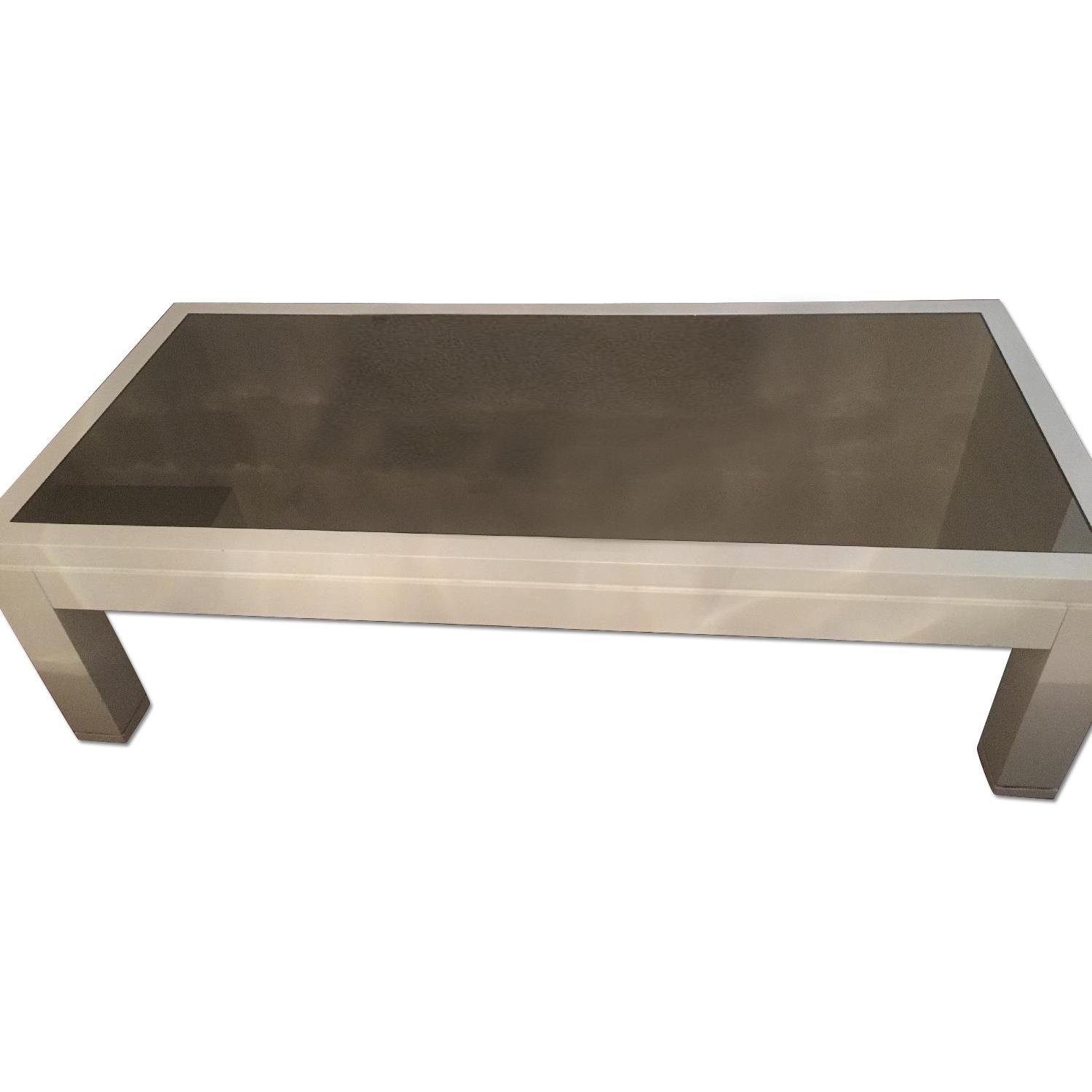 Mitchell Gold + Bob Williams Mirrored Lacquer Coffee Table - image-0