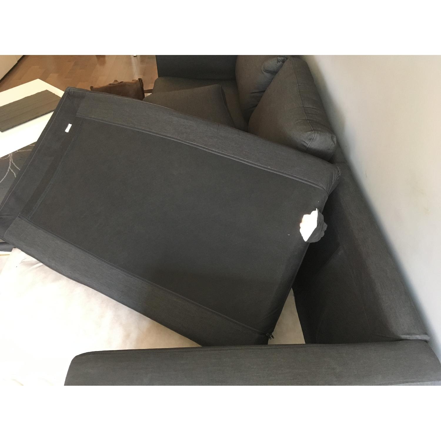 Ikea Karlstad Sectional Sofa w/ Chaise Lounge - image-7