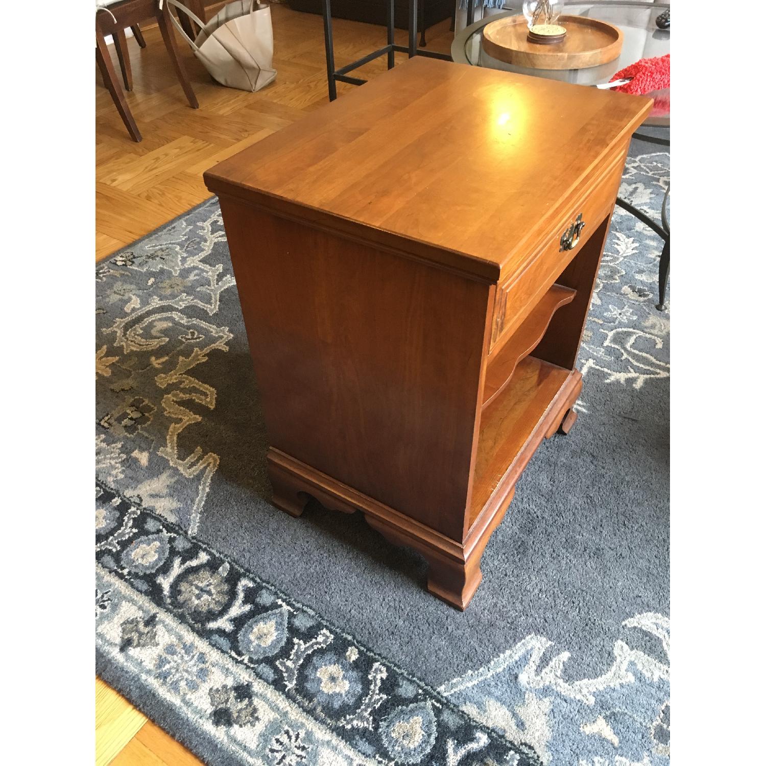 Davis Cabinet Company Cherry Wood Nightstands - image-2