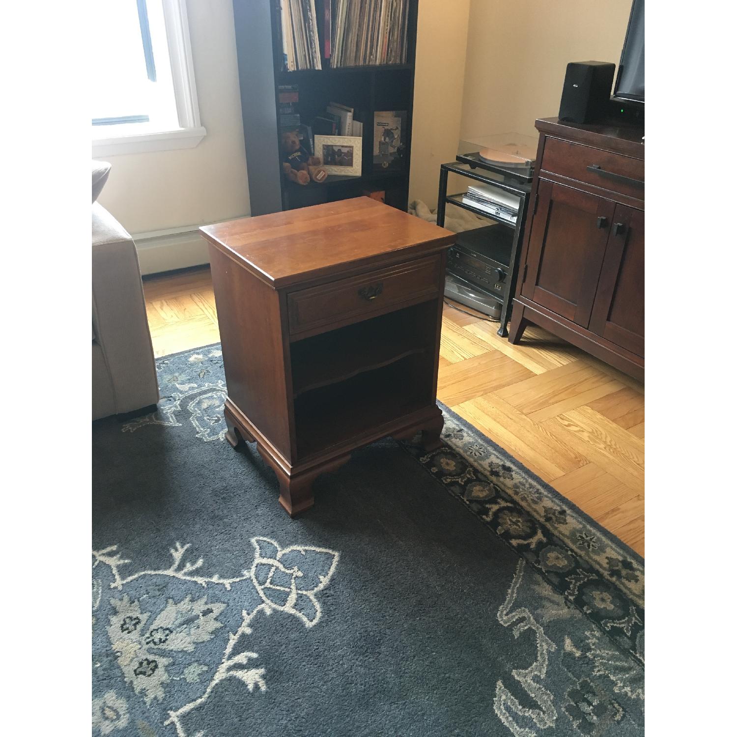 Davis Cabinet Company Cherry Wood Nightstands - image-3