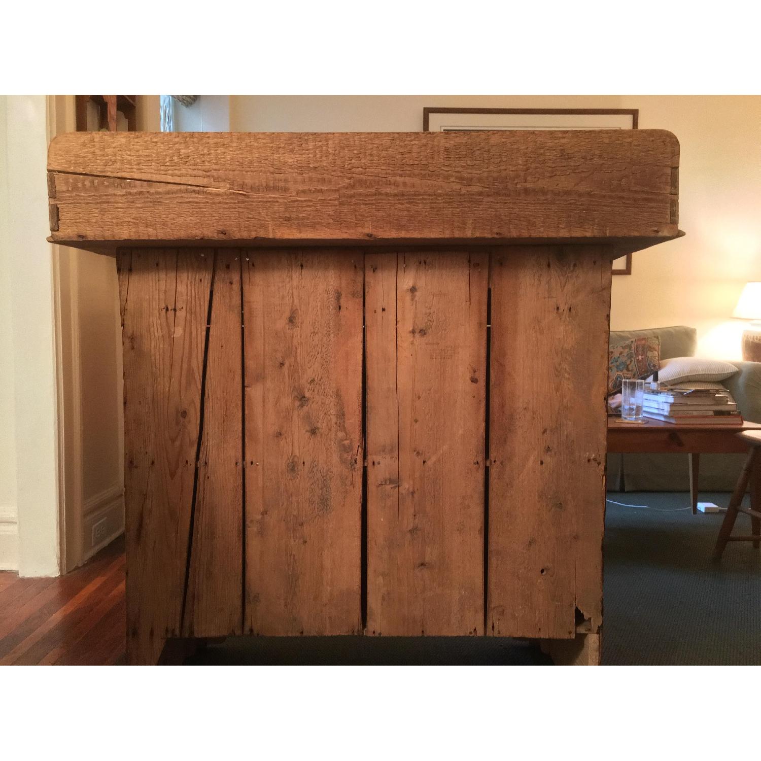 Antique Rustic Pine Sideboard - image-4