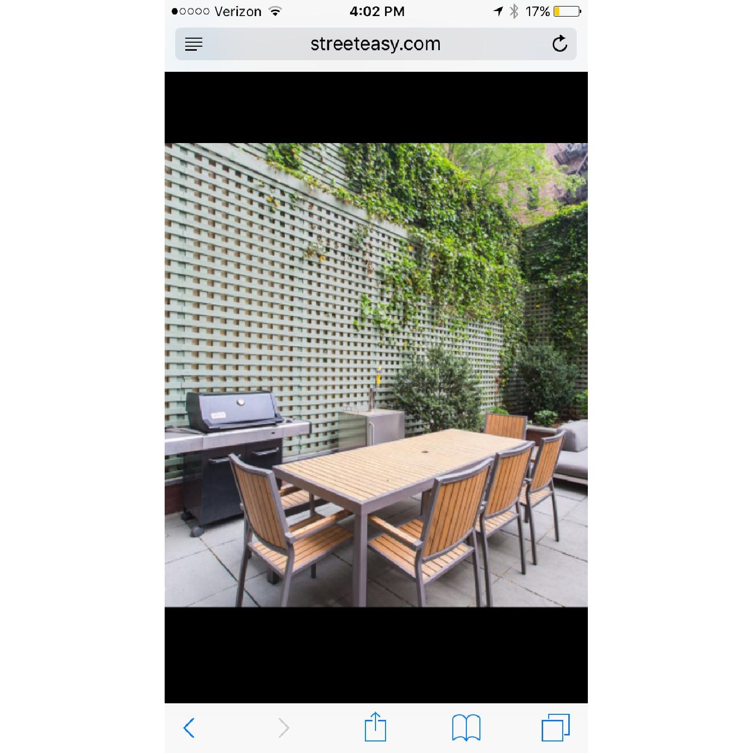 Crate & Barrel Alfresco 7 Piece Dining Set - image-3
