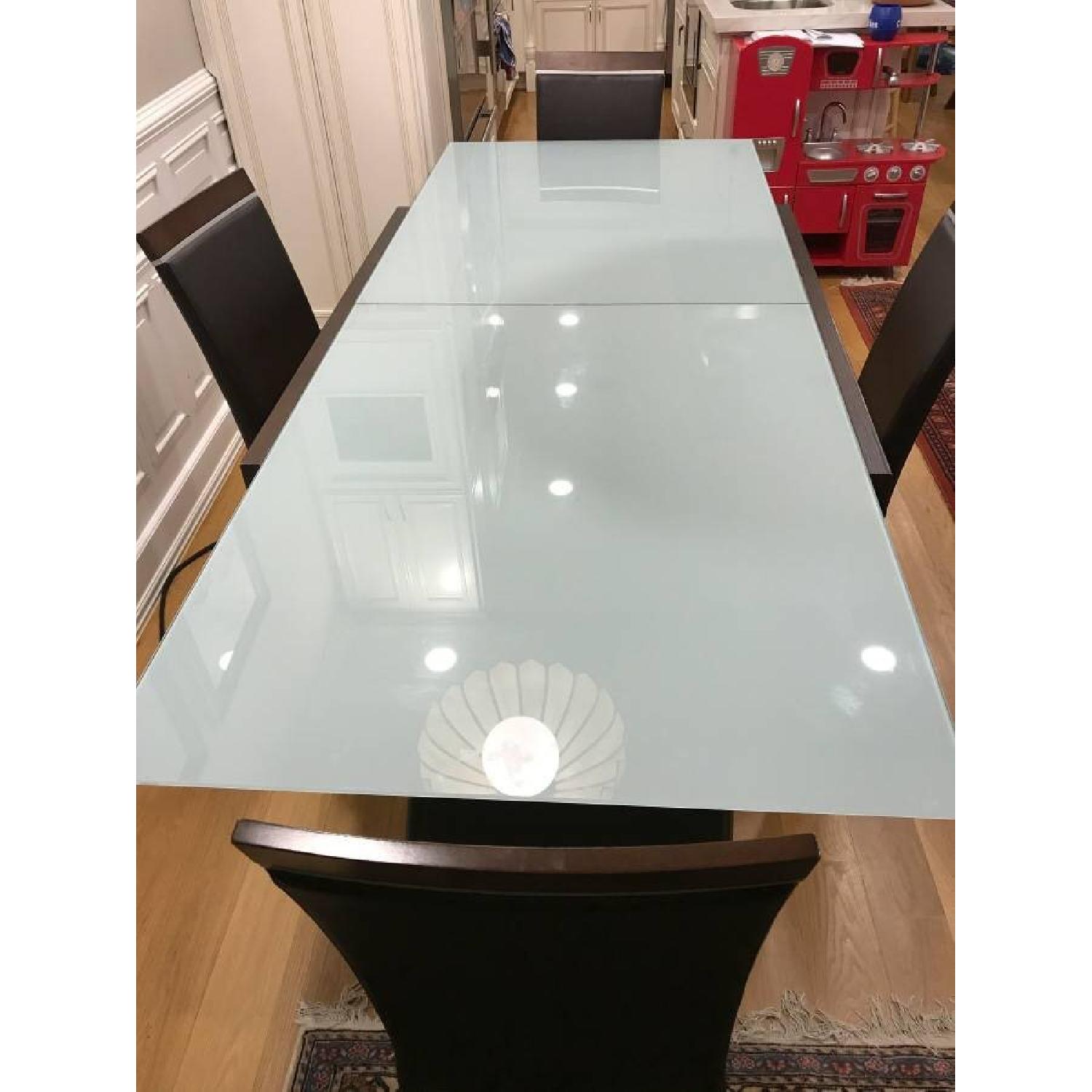 Modern Italian Extendable Dining Table w/ 4 Chairs - image-4