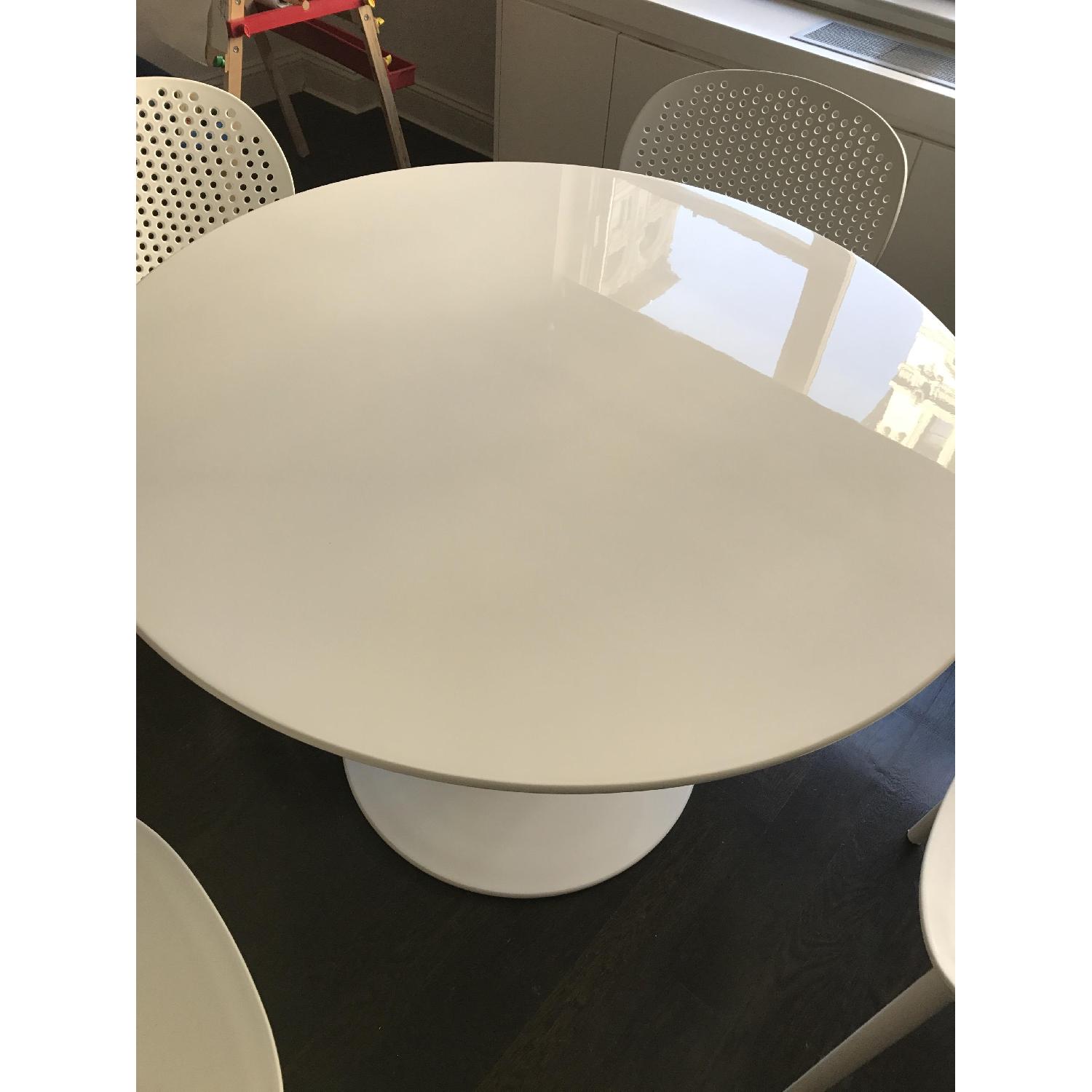 Modway White Saarinen Style Dining Table - image-2