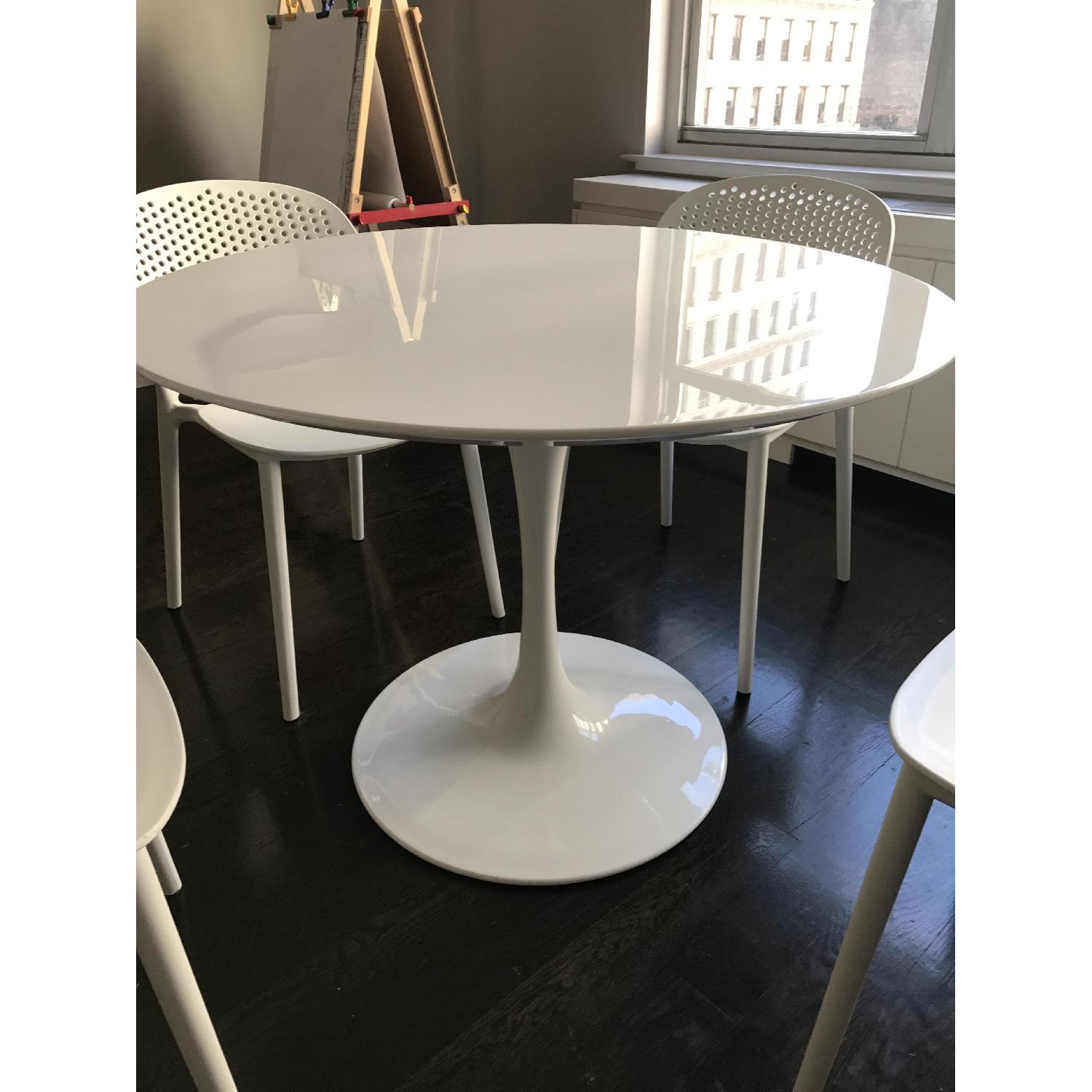 Modway White Saarinen Style Dining Table - image-3