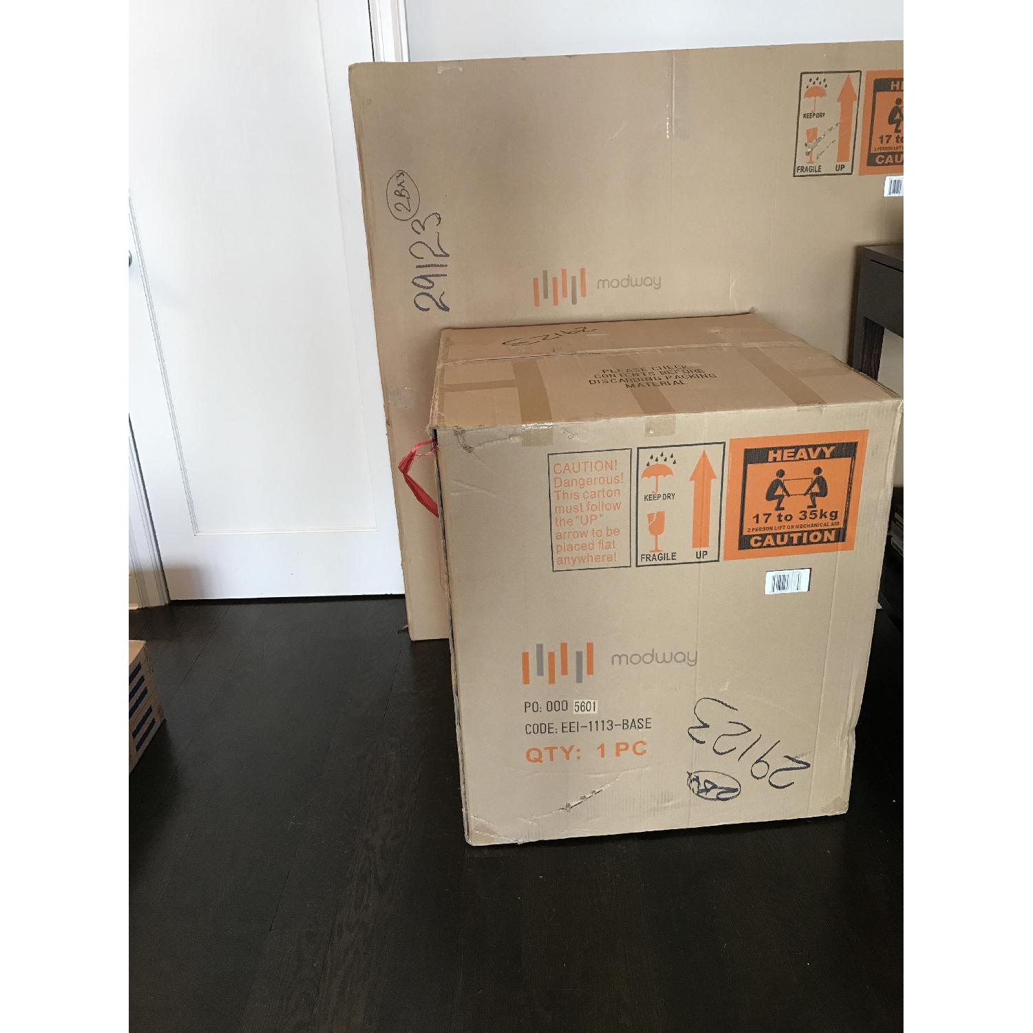 Modway White Saarinen Style Dining Table - image-4