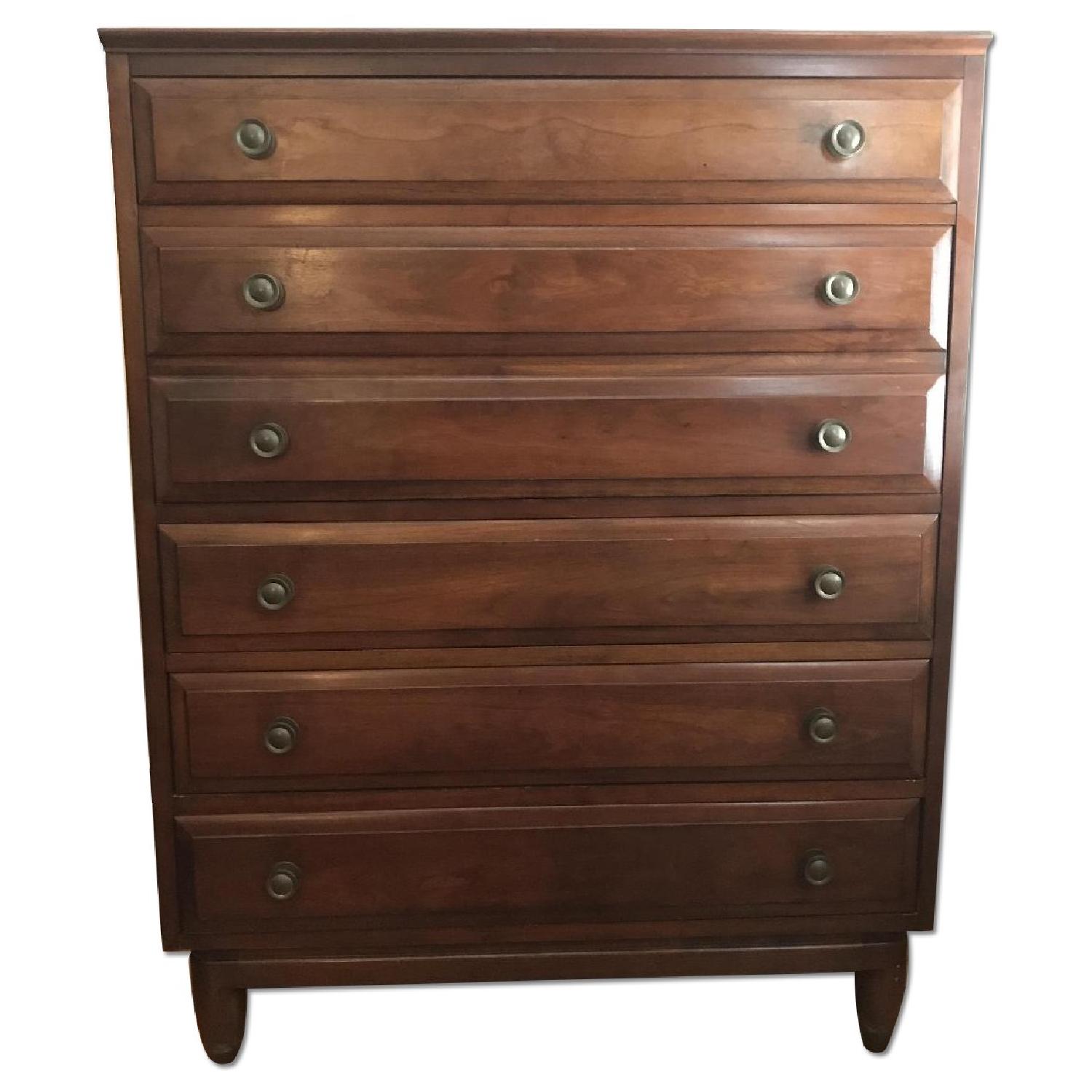 Willett Furniture Solid Cherry 4 Piece Bedroom Set - image-0