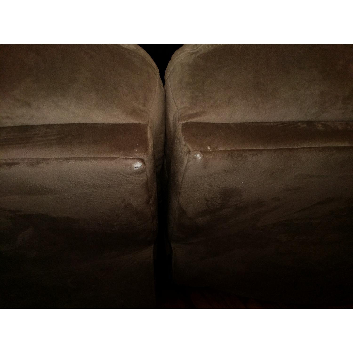 Raymour & Flanigan Kathy Ireland 2-Seater Reclining Sofa - image-5